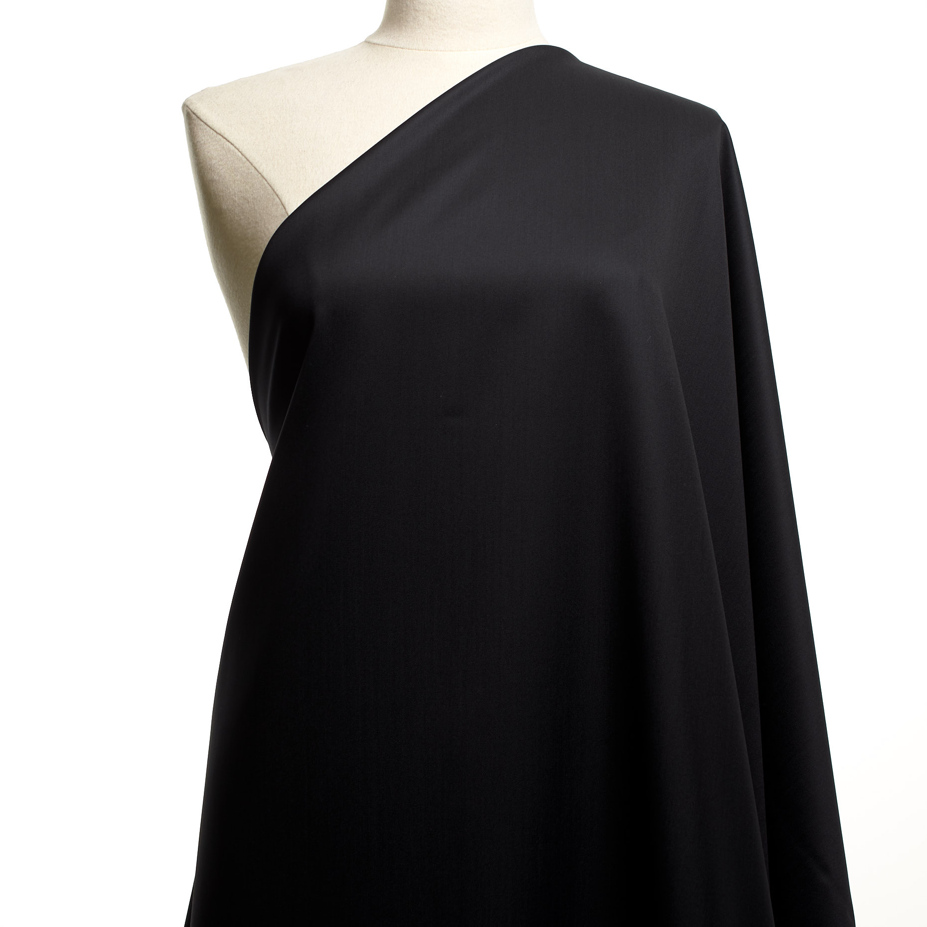 Satin, Laine Vierge, Mixte Soie, Raven Black