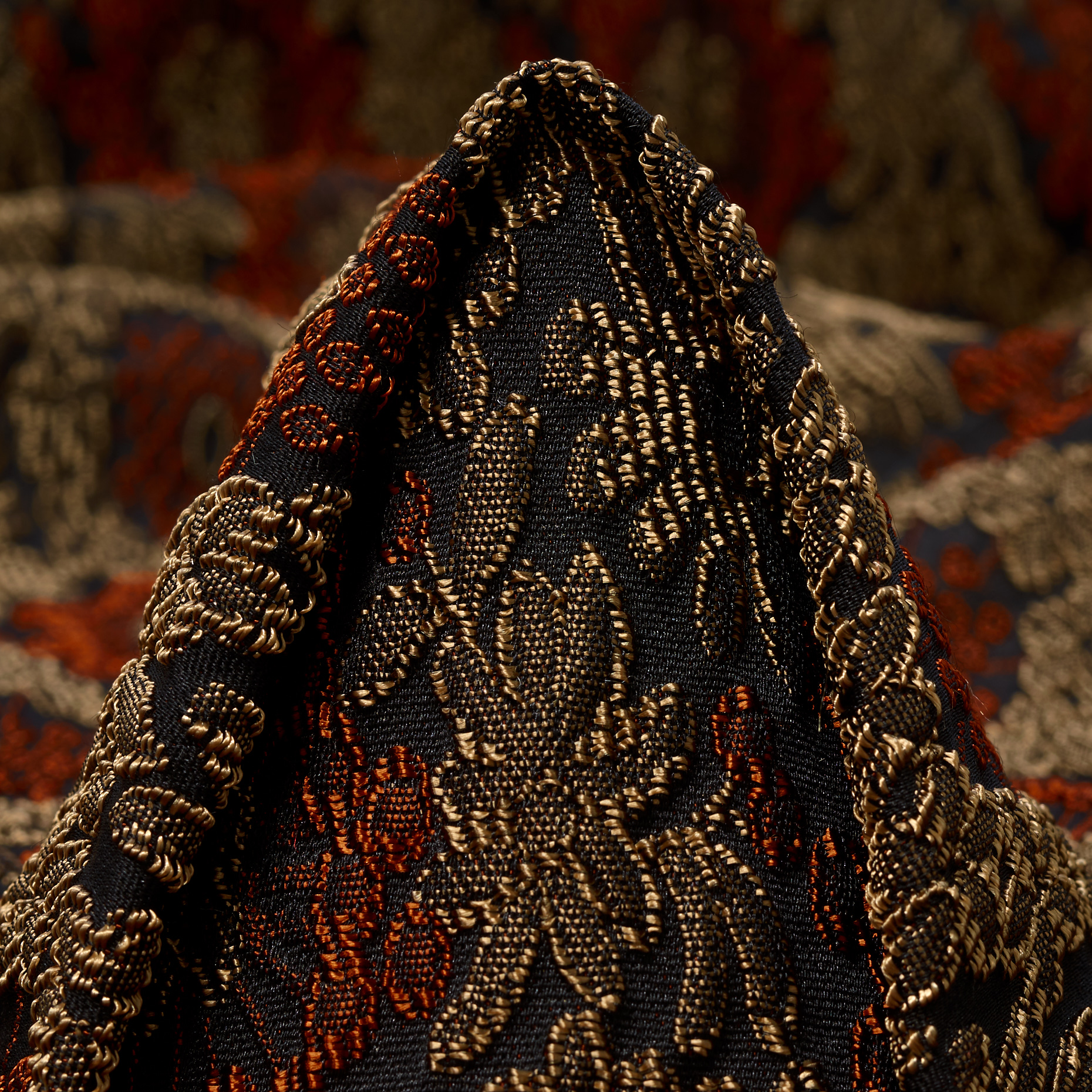 Jacquard, Floreale, Light Taupe&Ketchup