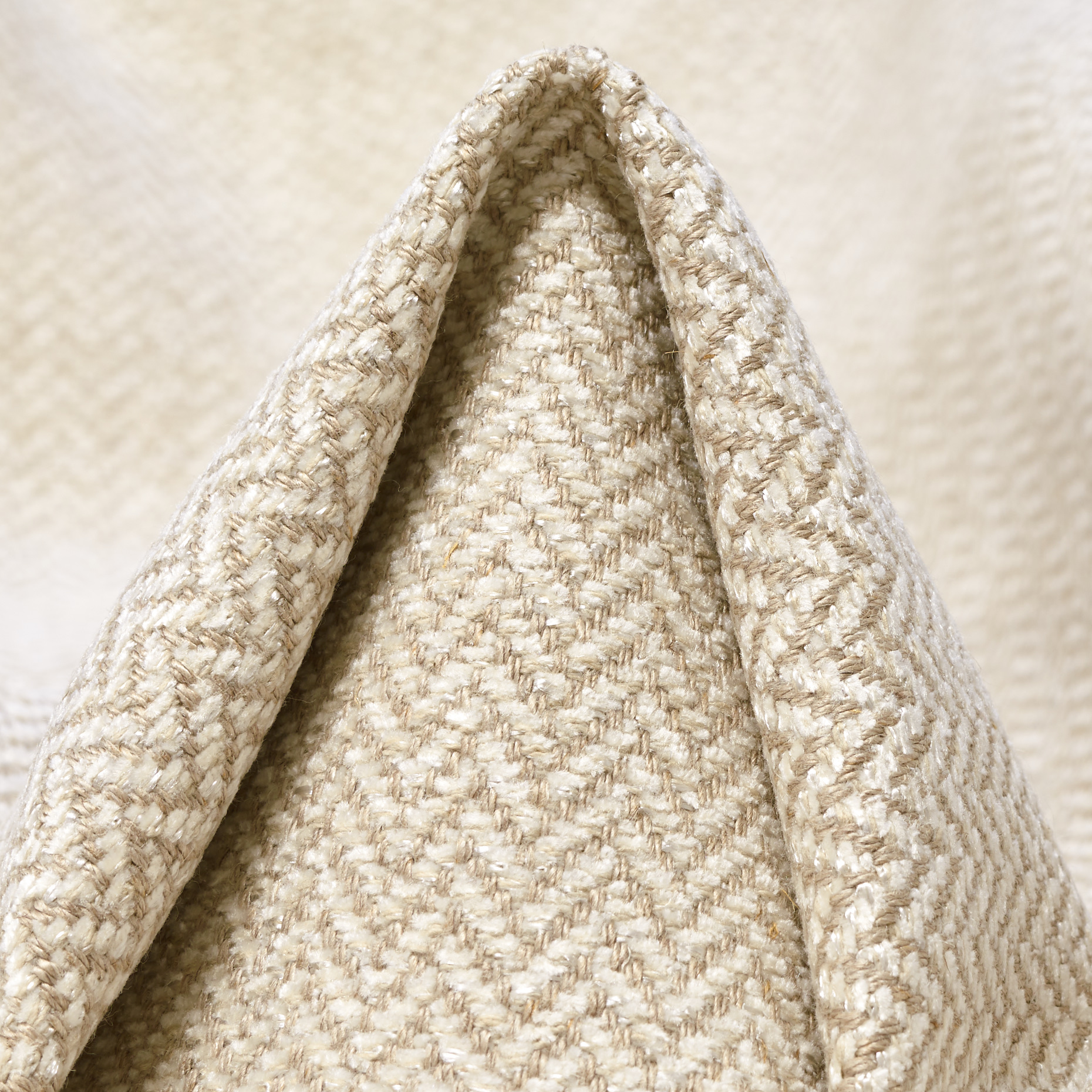 HERRINGBONE, COTTON BLEND, LINEN BLEND, BROWN RICE&PLEIN AIR (F000053838)