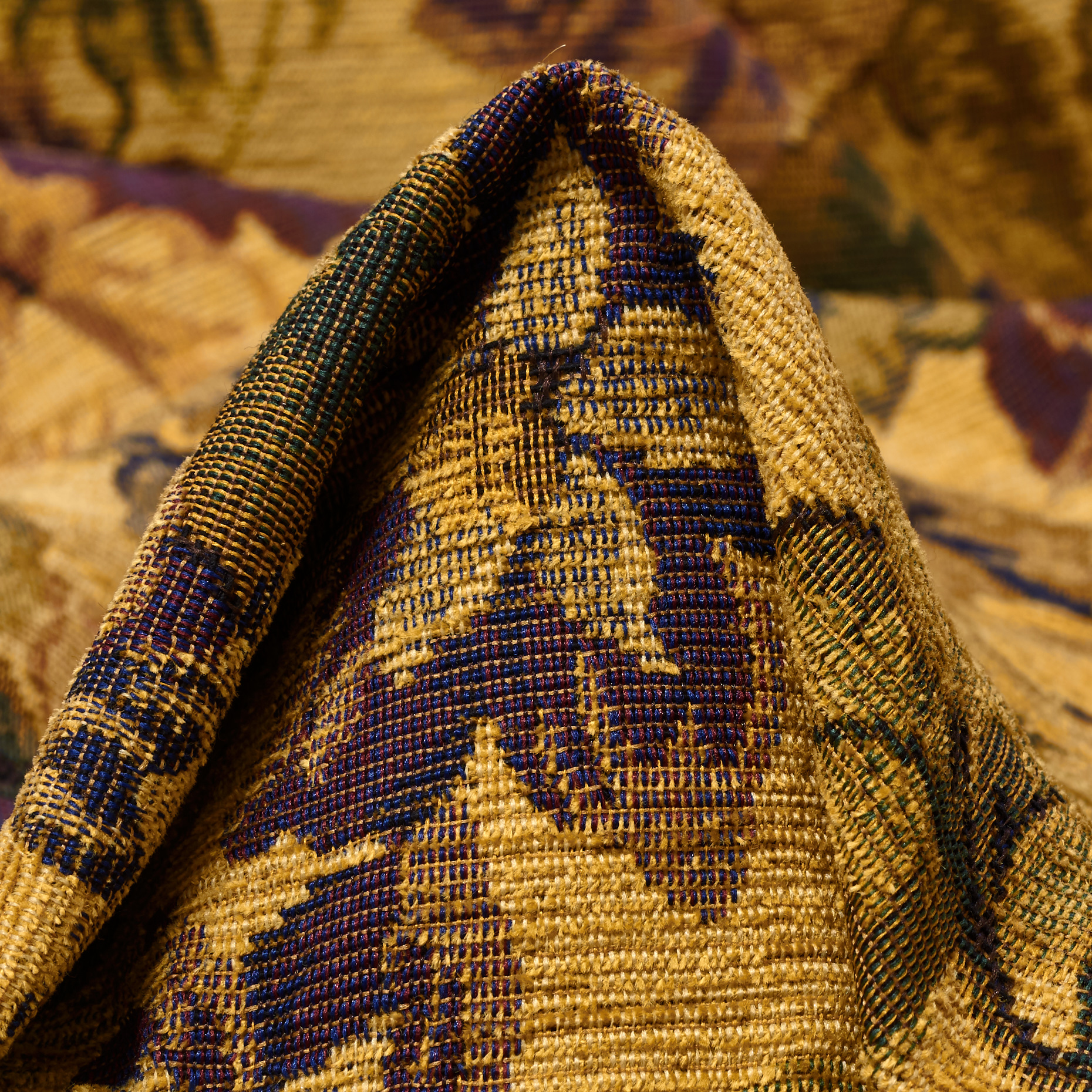 JACQUARD, COTTON BLEND, FLORAL, TIRAMISU&HONEY | P000007380