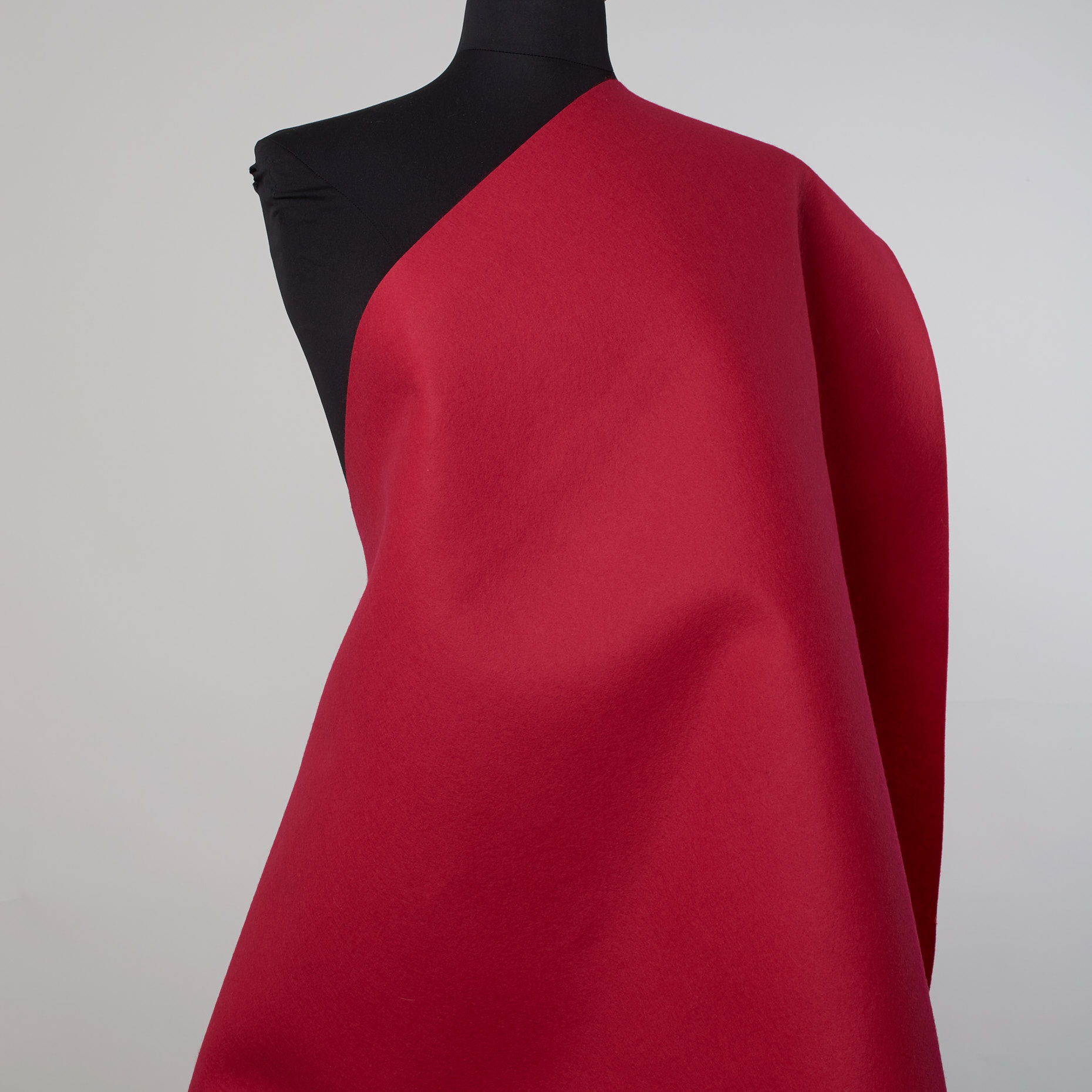 LODEN, WOOL, VISCOSE, RASPBERRY