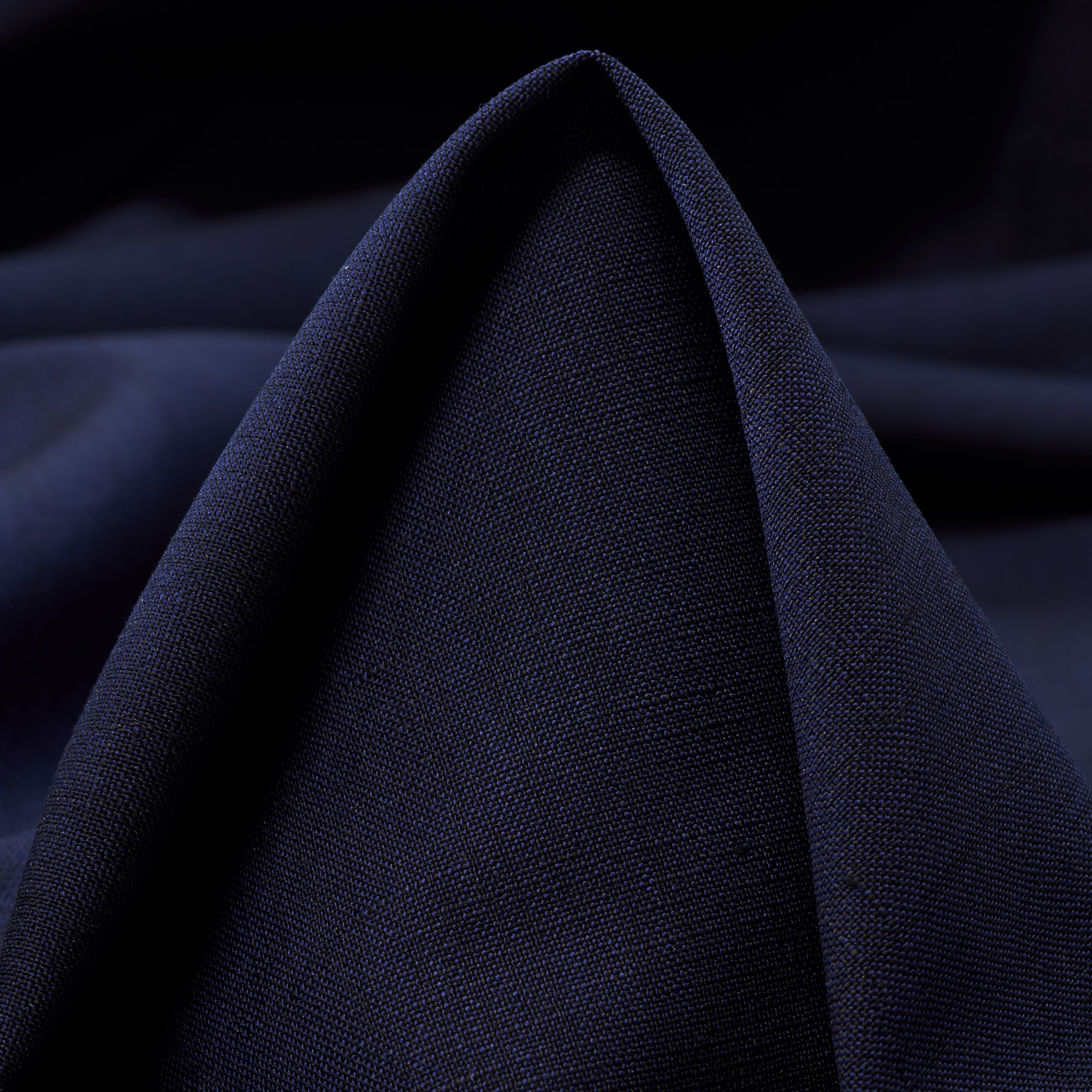 Lana Leggera, Lino, Rigato, Midnight Blue