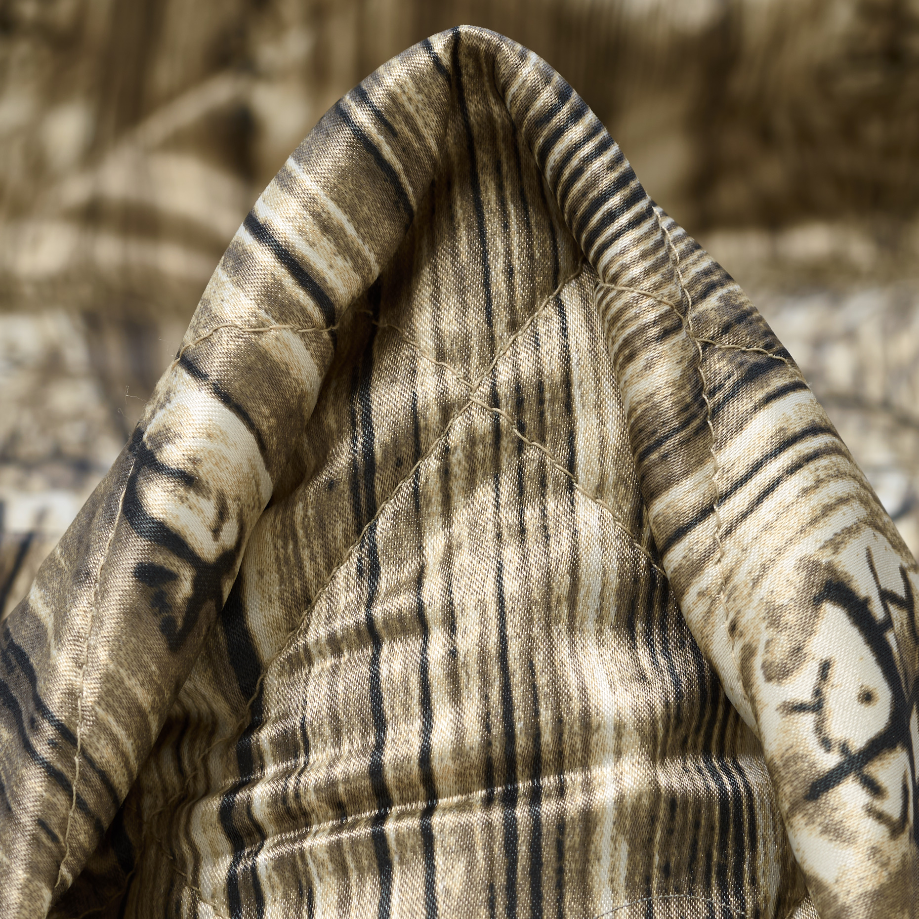 Outdoor, Trapuntato, Stampato, Antique White&Raven Black