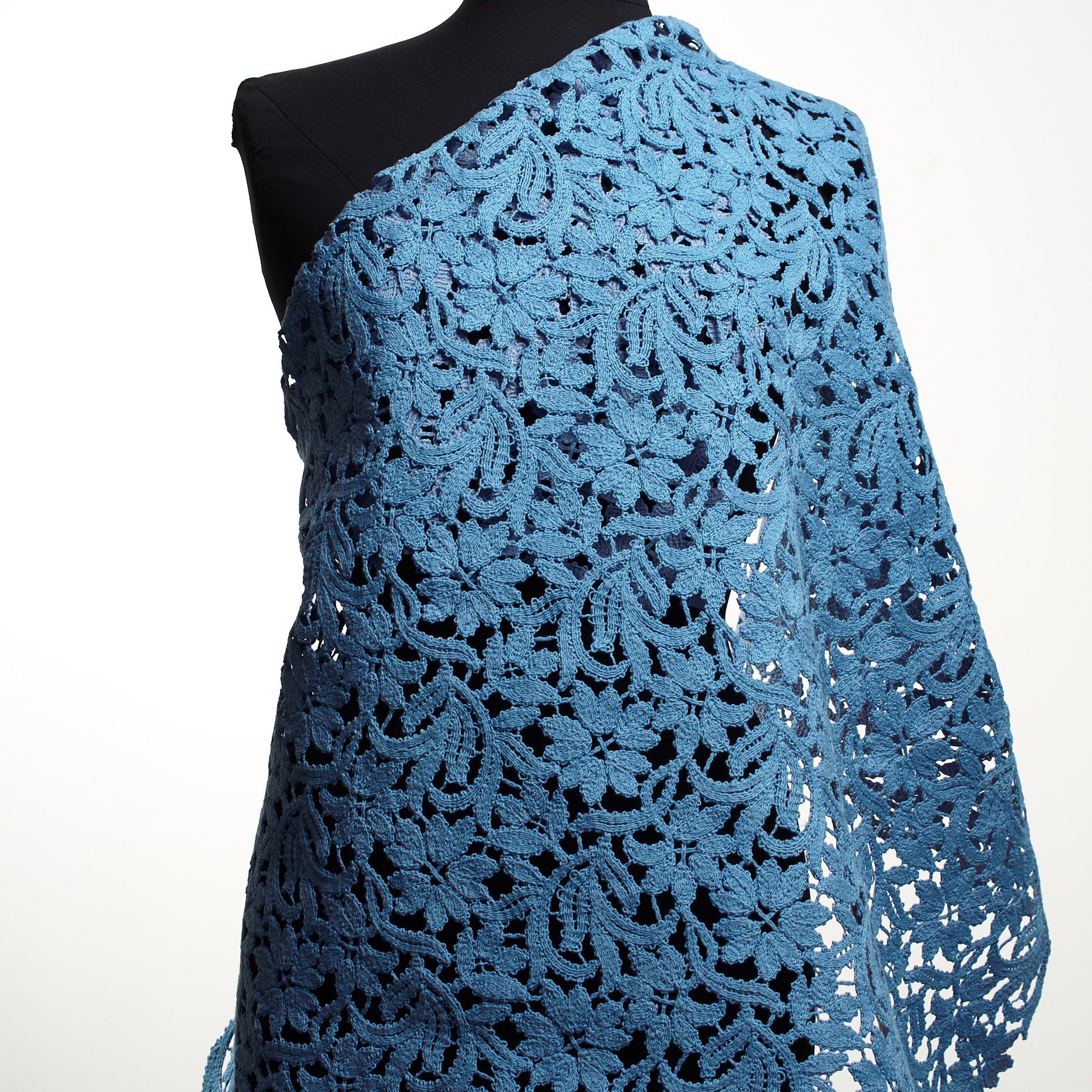 Pizzo, Cotone, Powder Blue