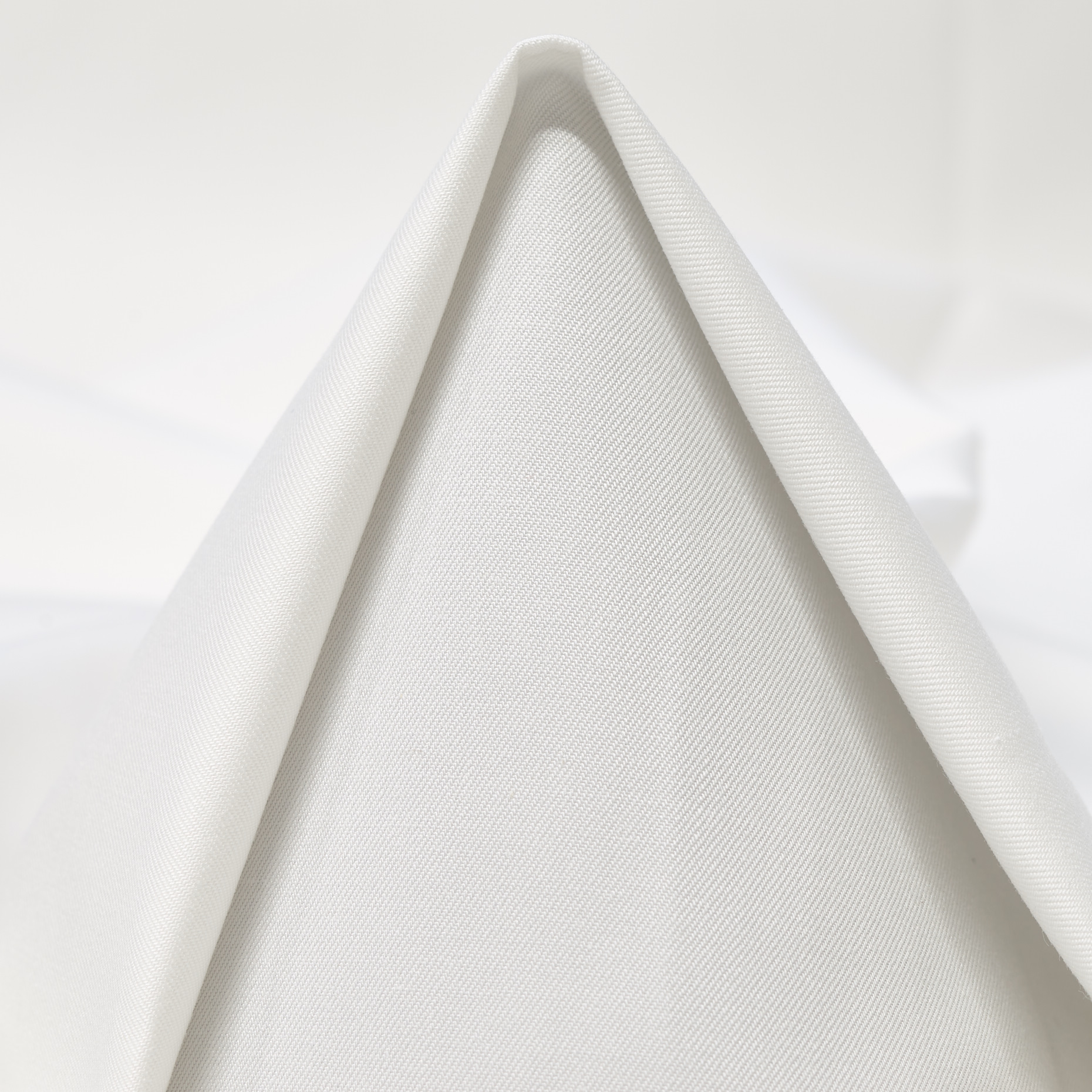 Sergé, Coton, Brilliant White