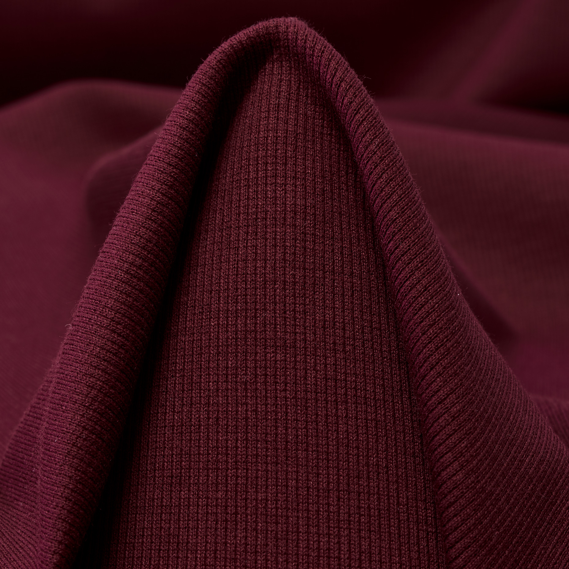 Jersey a costine, Cotone, Stretch, Port