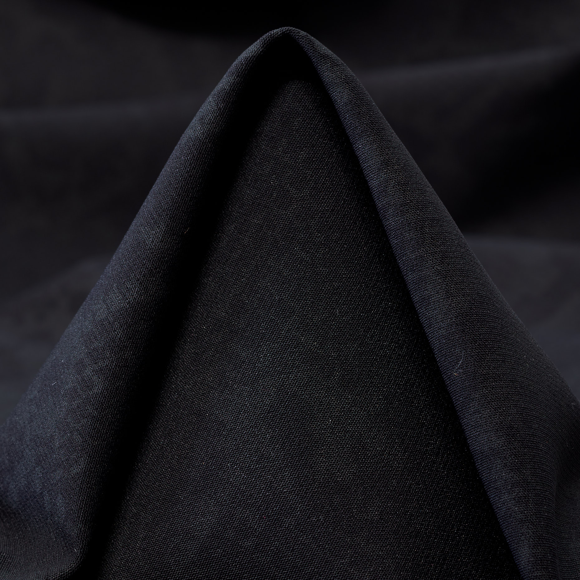 Techno Stretch, Printed, High Elasticity, Raven Black