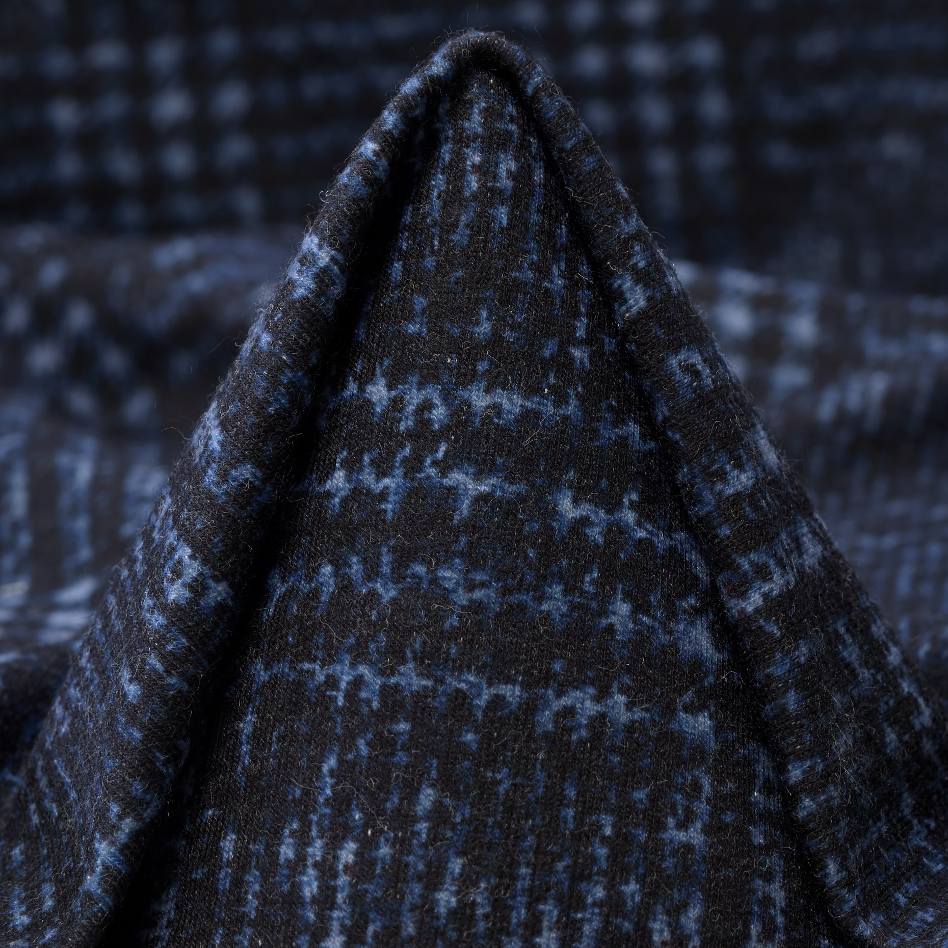 Jersey, Misto Cotone, Stampato, Blue Indigo (F000045176)
