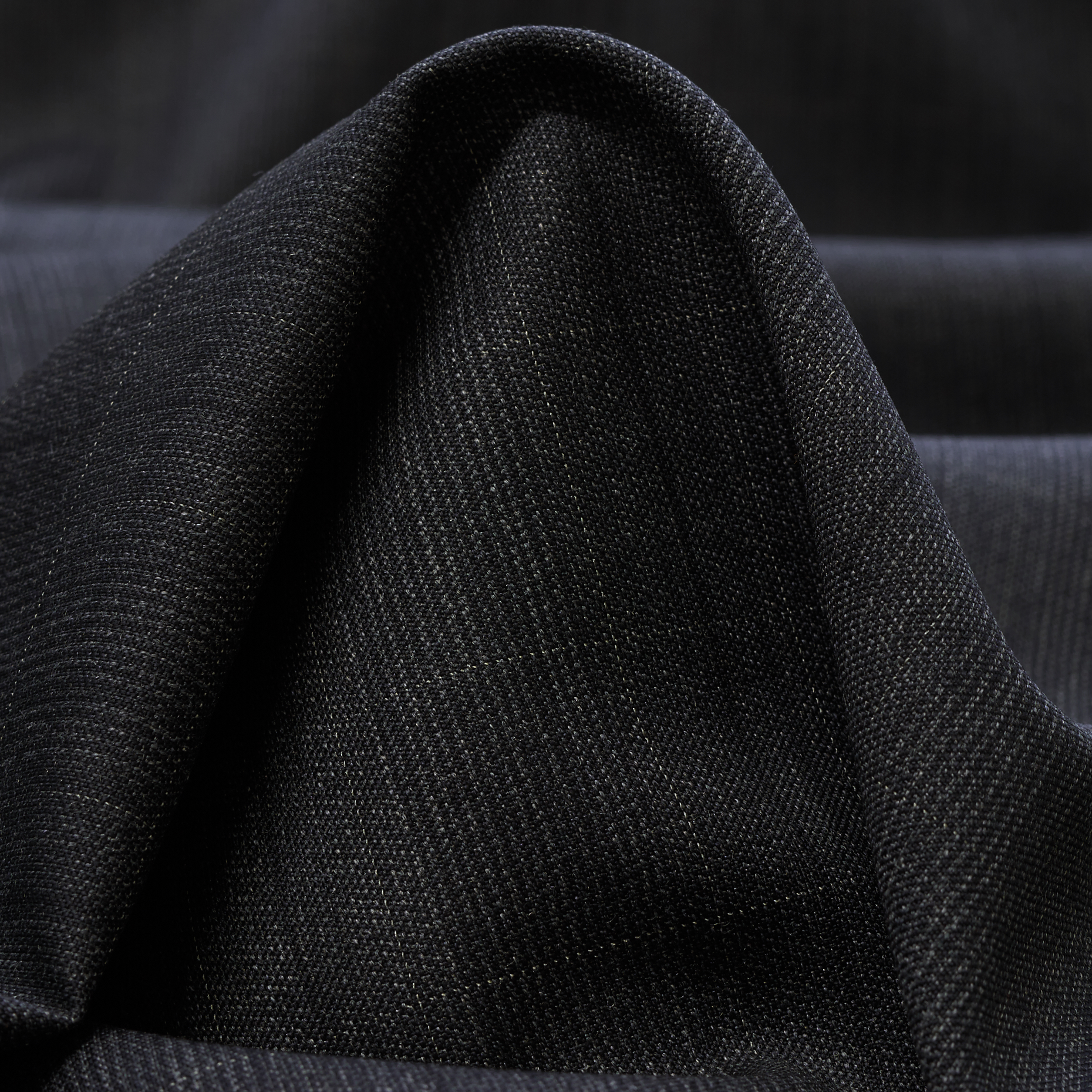 COOL WOOL, GLENCHECK, MELANGE, BLACK SAND