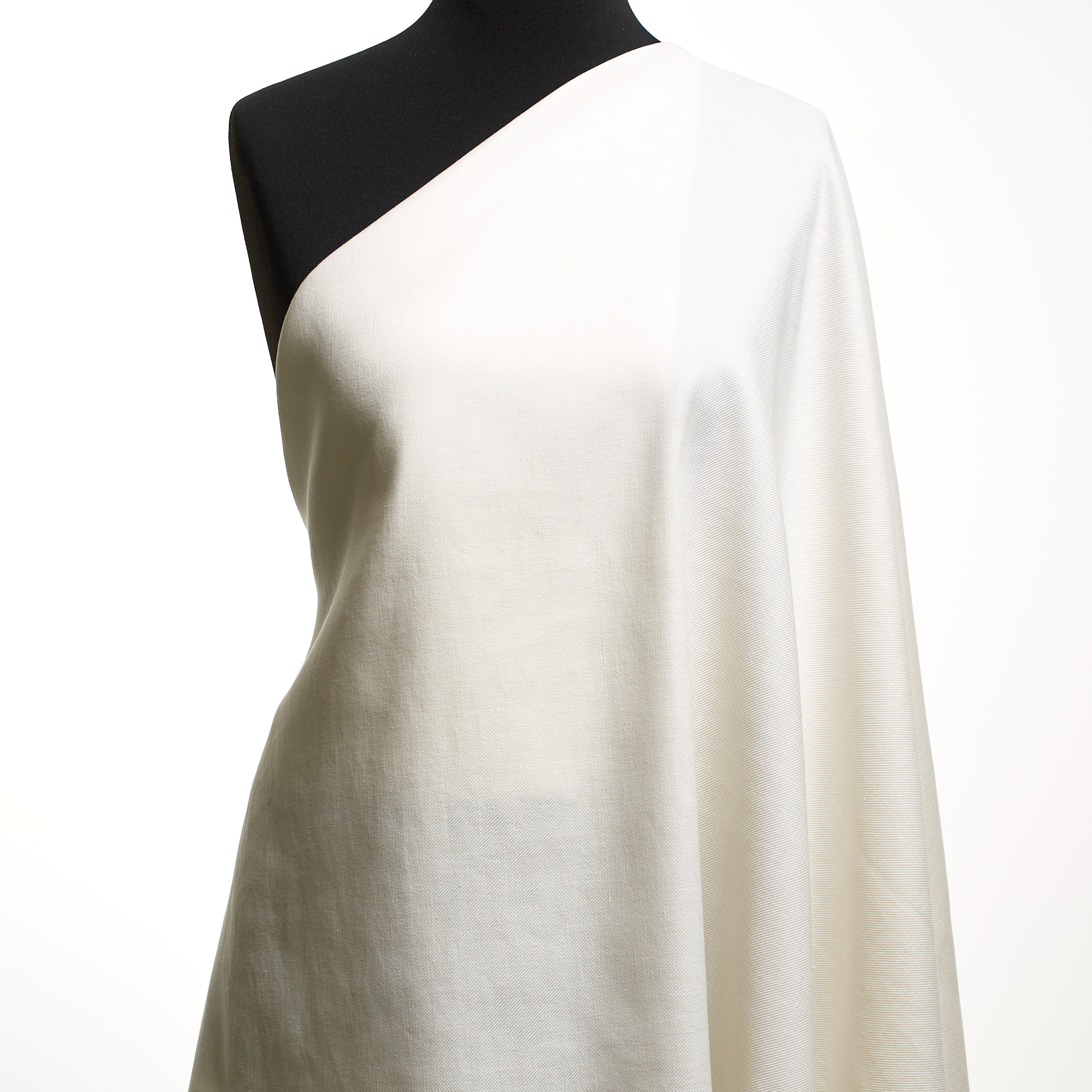 TWILL, LINEN, COTTON, LUCENT WHITE