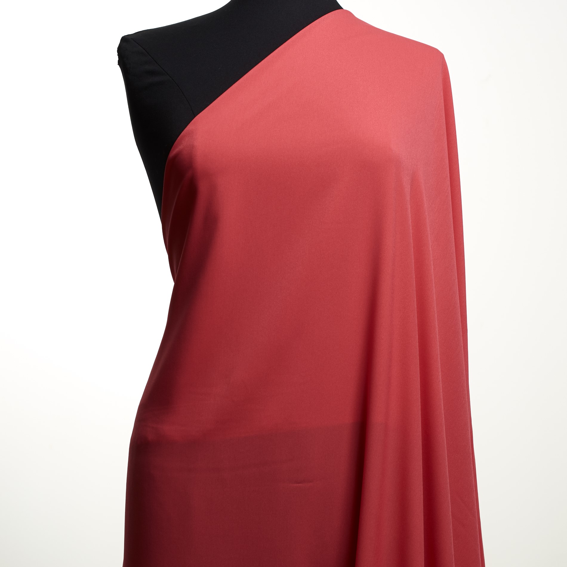 CRÊPE DE CHINE, ELASTIC, CORAL PARADISE