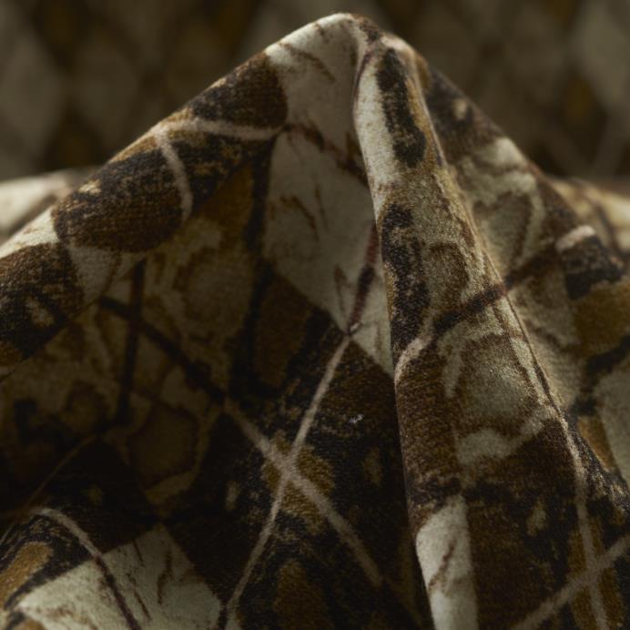 Velluto, Cotone, Micro Design, Toasted Coconut