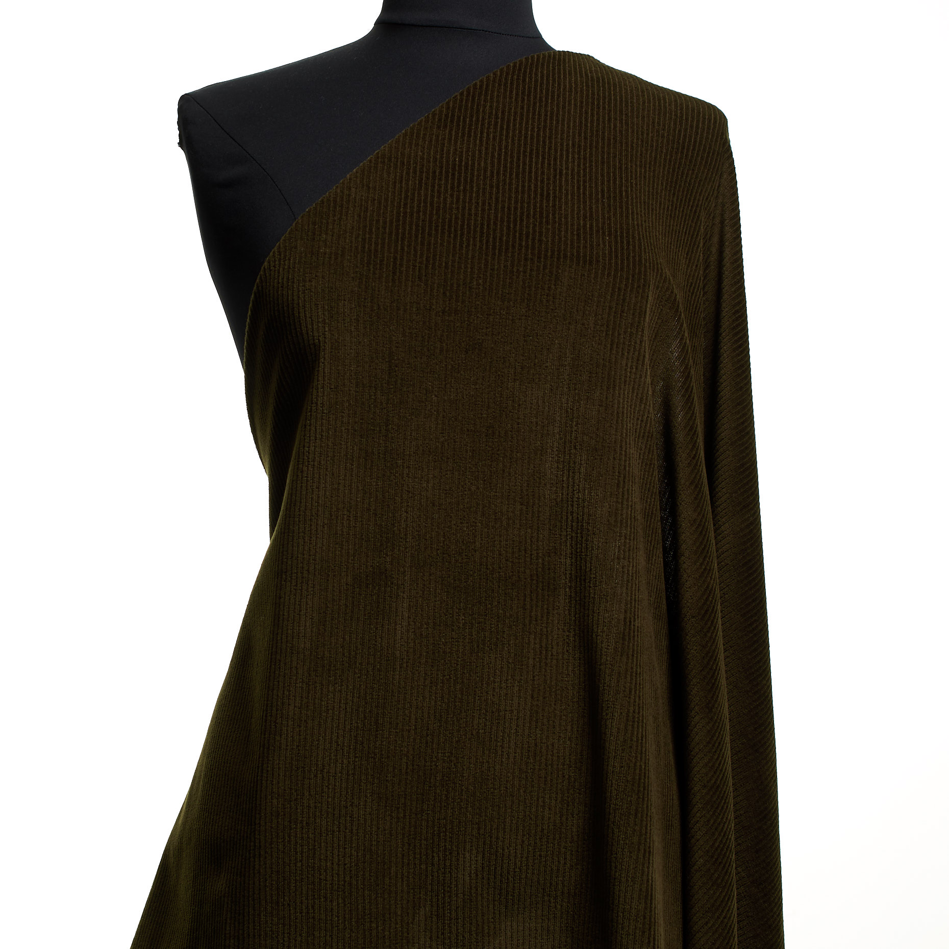 RIB JERSEY, COTTON, CHOCOLATE BROWN