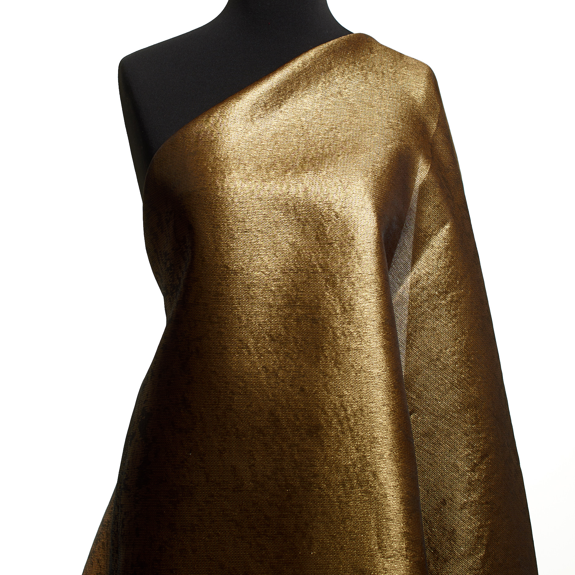 Lurex, Seide Mix, Schimmernd, Pale Gold