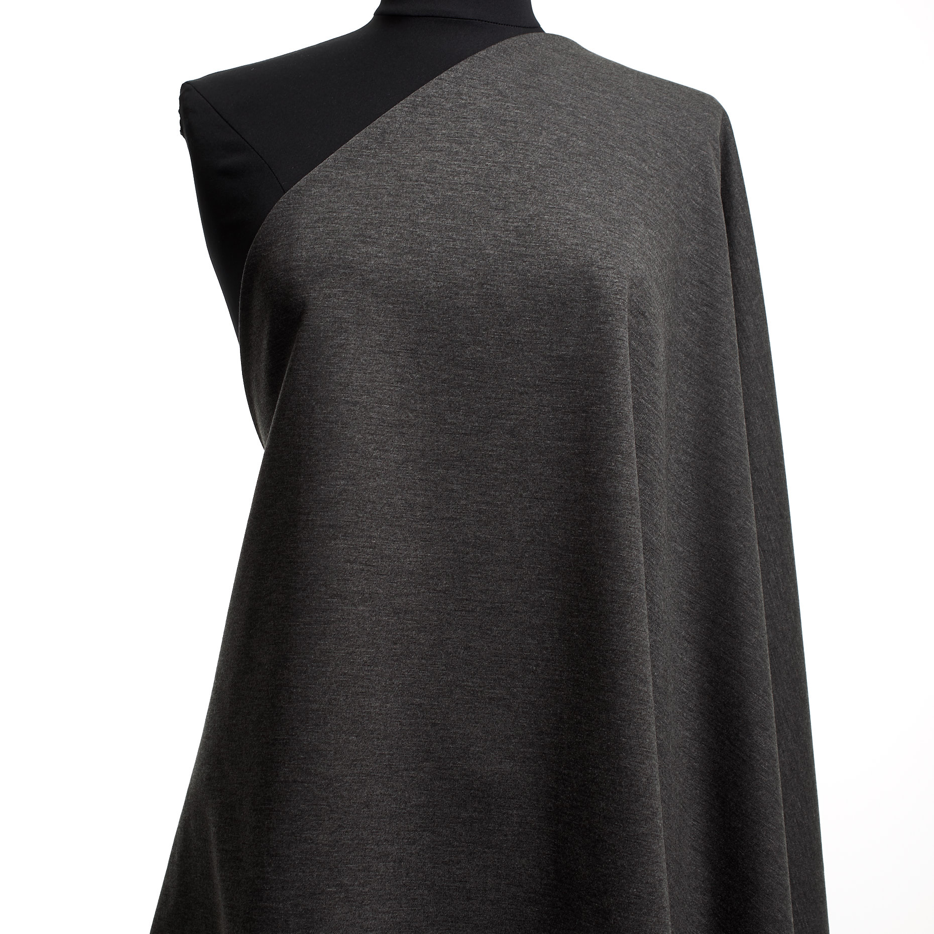 Jersey, Punto Milano, Viskose Mix, Brushed Nickel