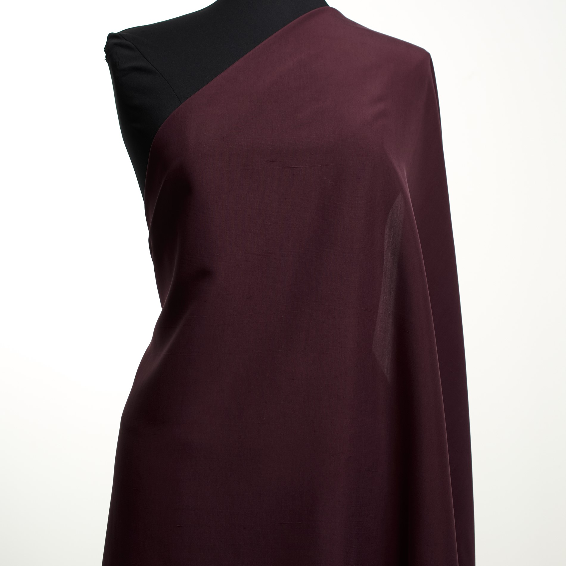 SILK, SHANTUNG, BLACKBERRY