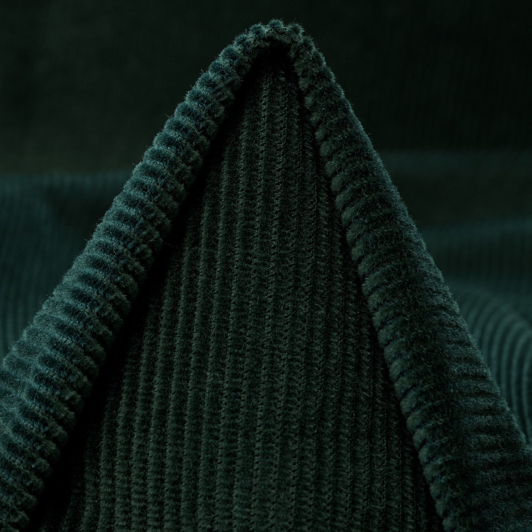 Velluto a Coste, Cotone, Hunter Green (F000053011)
