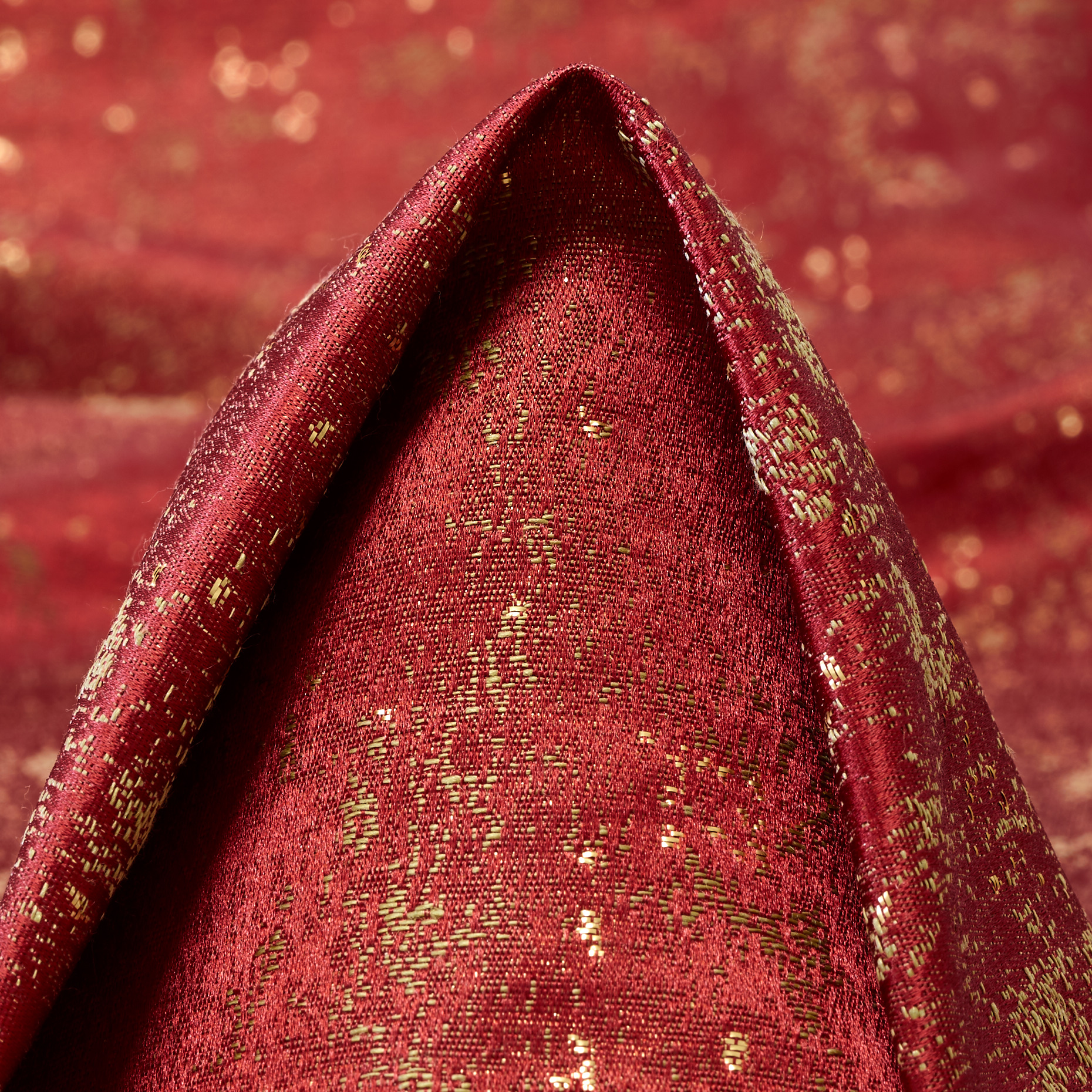 Jacquard, Hilo, Seda Mix, Savvy Red&Feather Gray (F000053718)