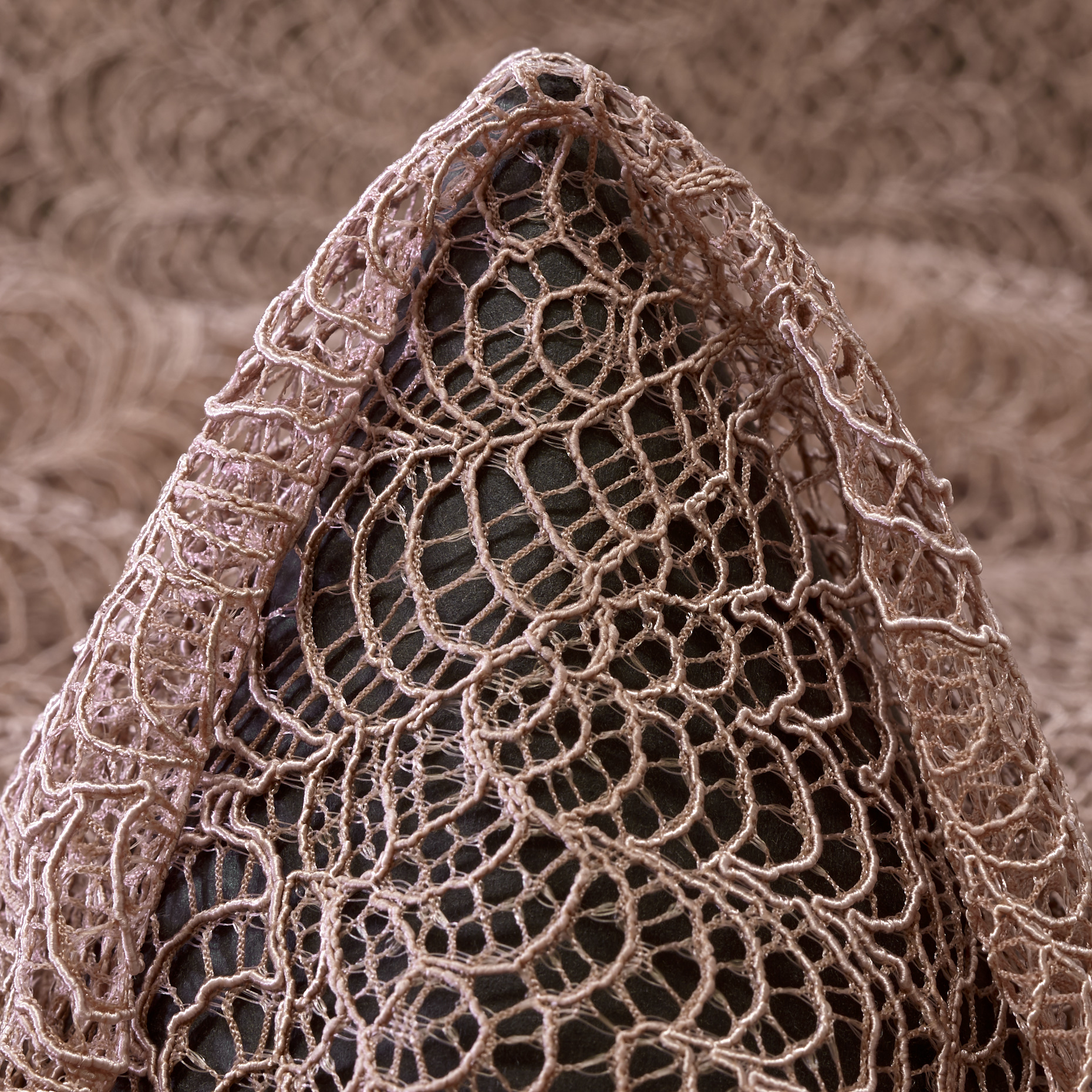 LACE, RAMIE BLEND, ELASTIC, MAUVE CHALK