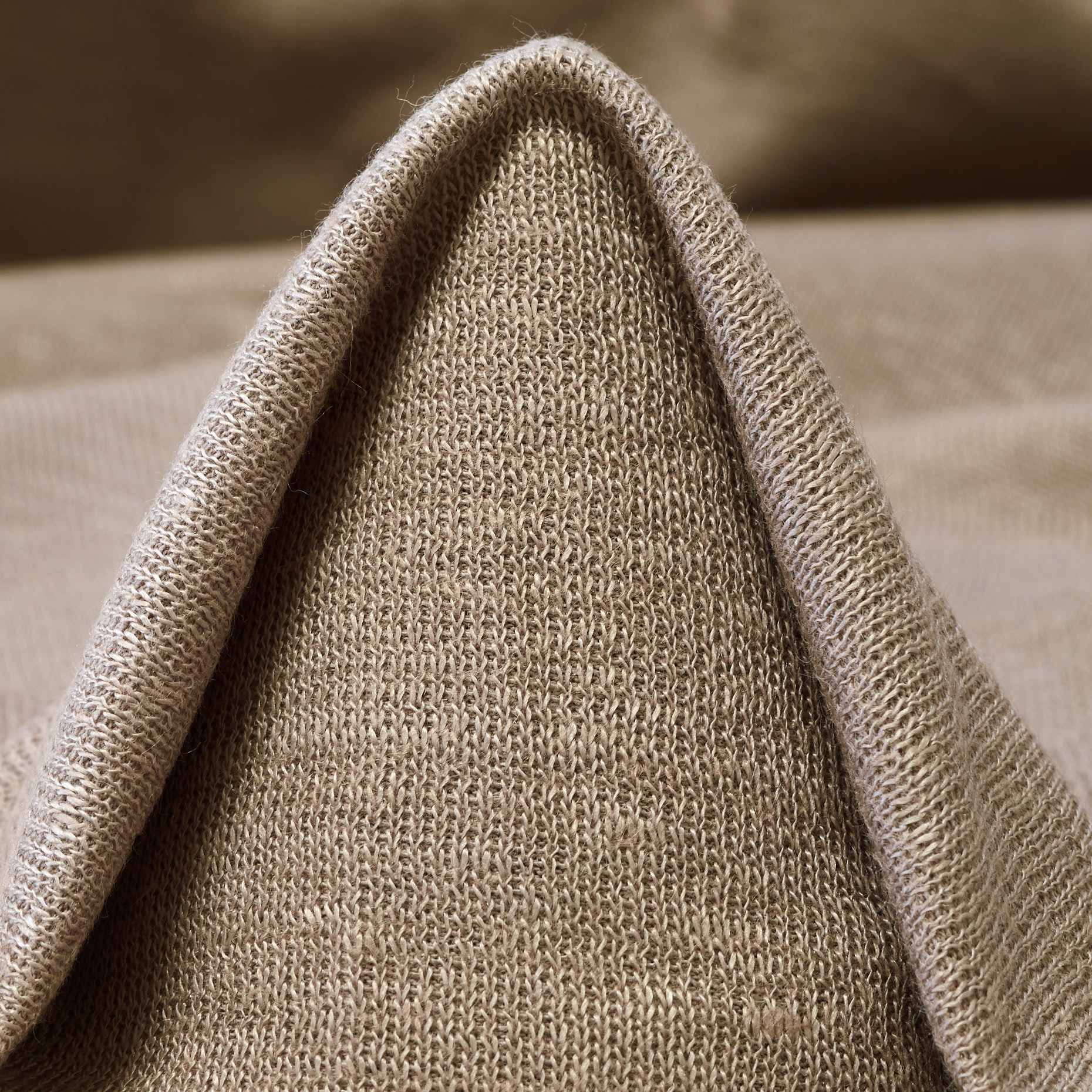 Jersey, Cotone, Lino, Light Taupe
