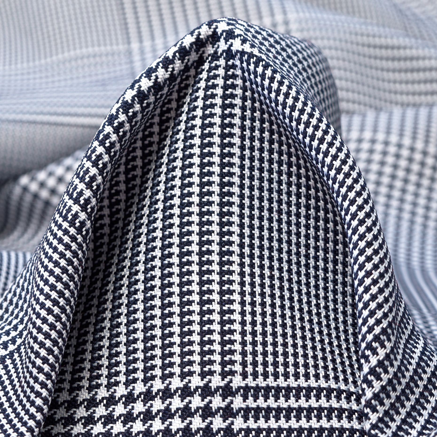 Double, Misto Cotone, Quadro, Antique White&Raven Black (F000038358)