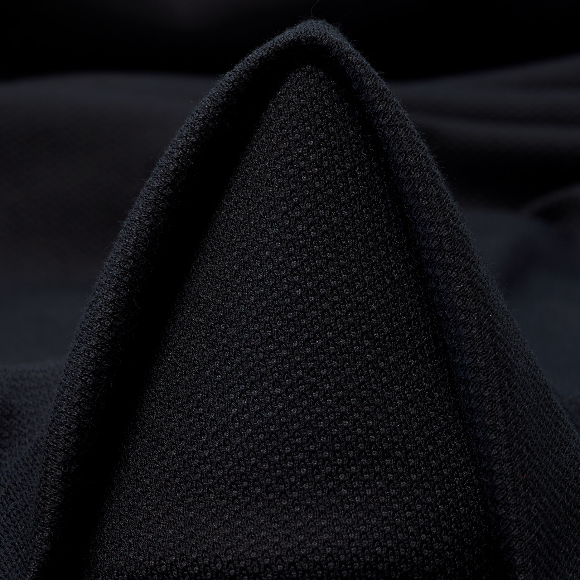 Piqué, Baumwolle, Raven Black (F000036739)