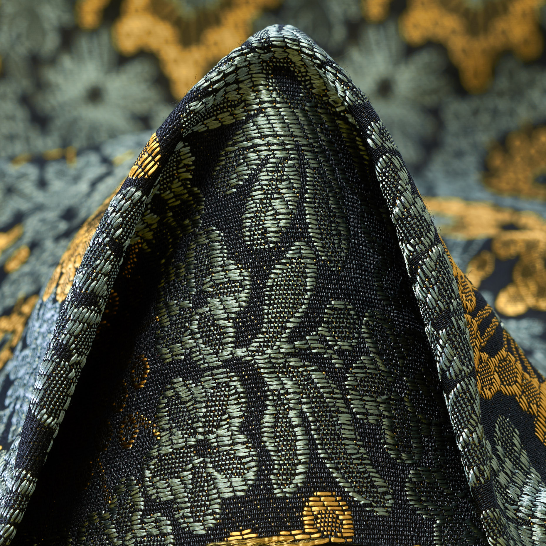 Jacquard, Floreale, Mustard&Dark Jade (F000045420)