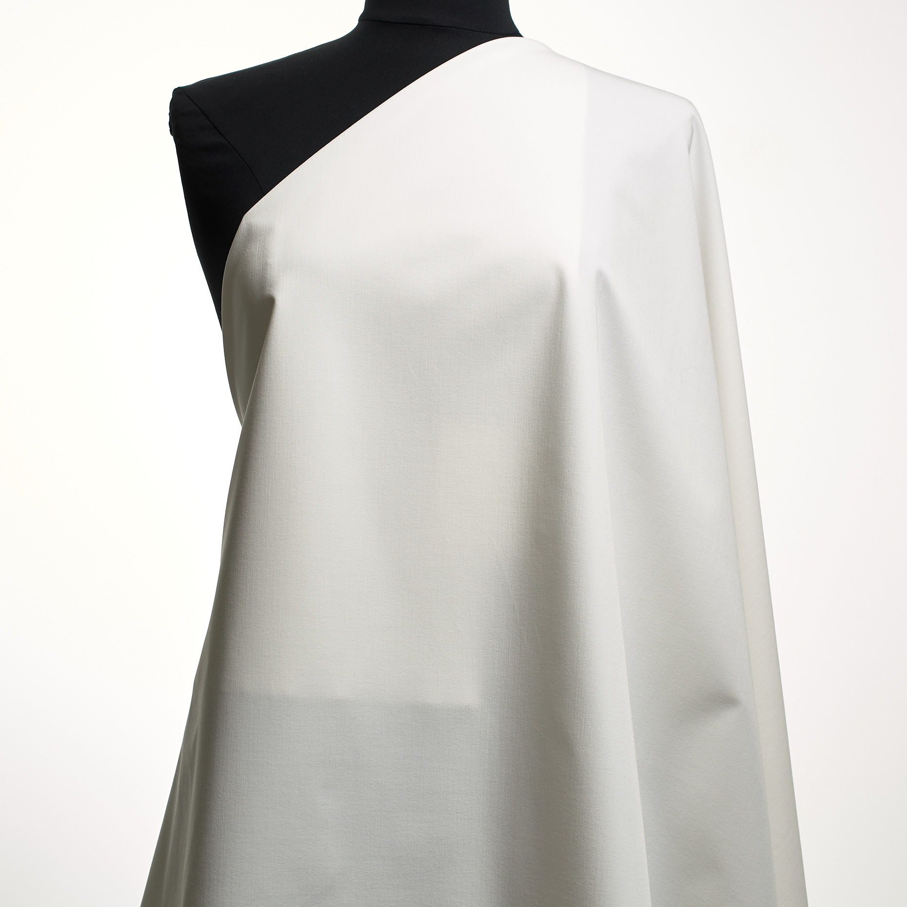 Twill, Viscose Blend, Elastic, Snow White