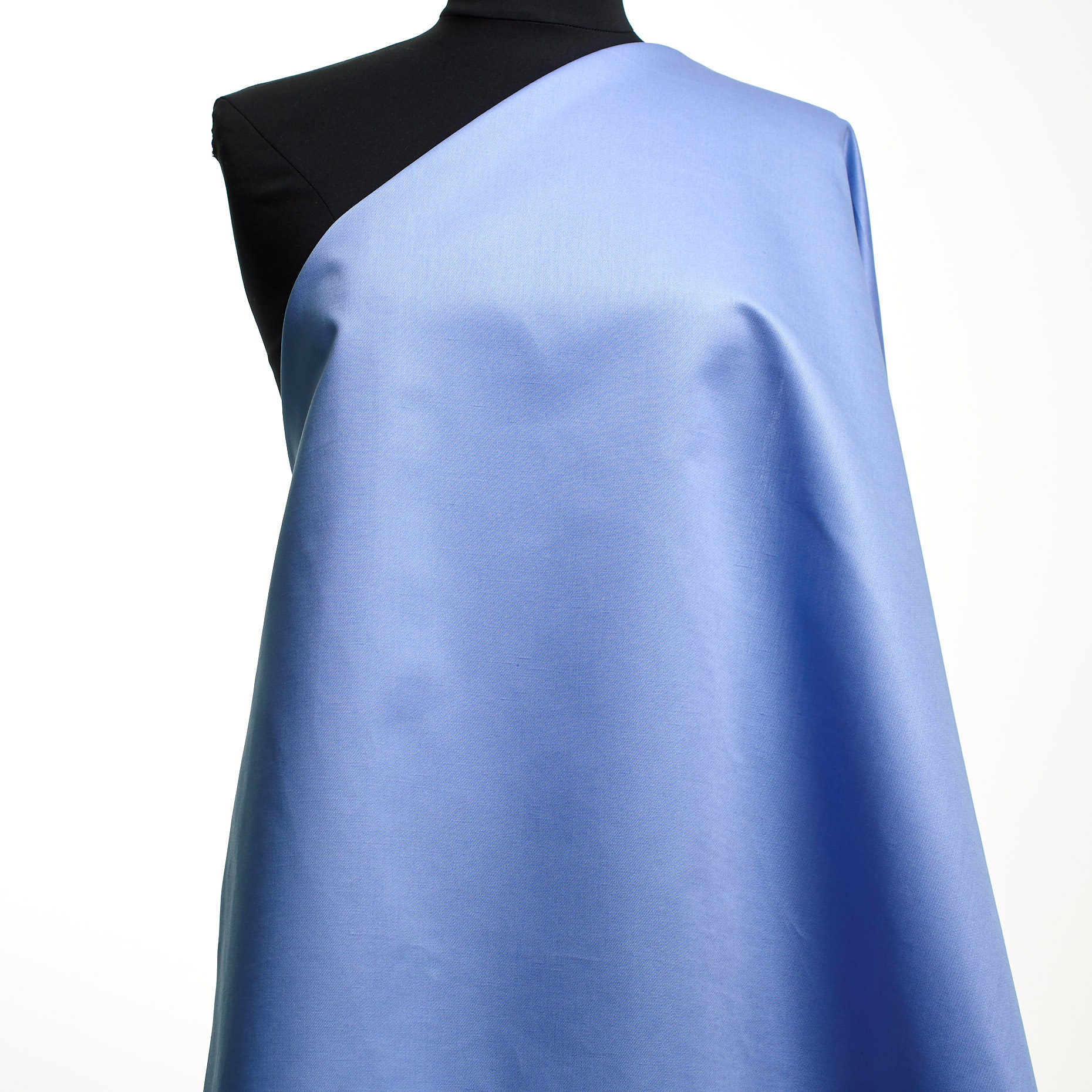 TWILL, COTTON, LINEN, POWDER BLUE