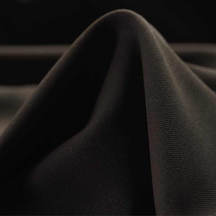 Sergé, Viscose Mixte, Elástique, Turkish Coffee