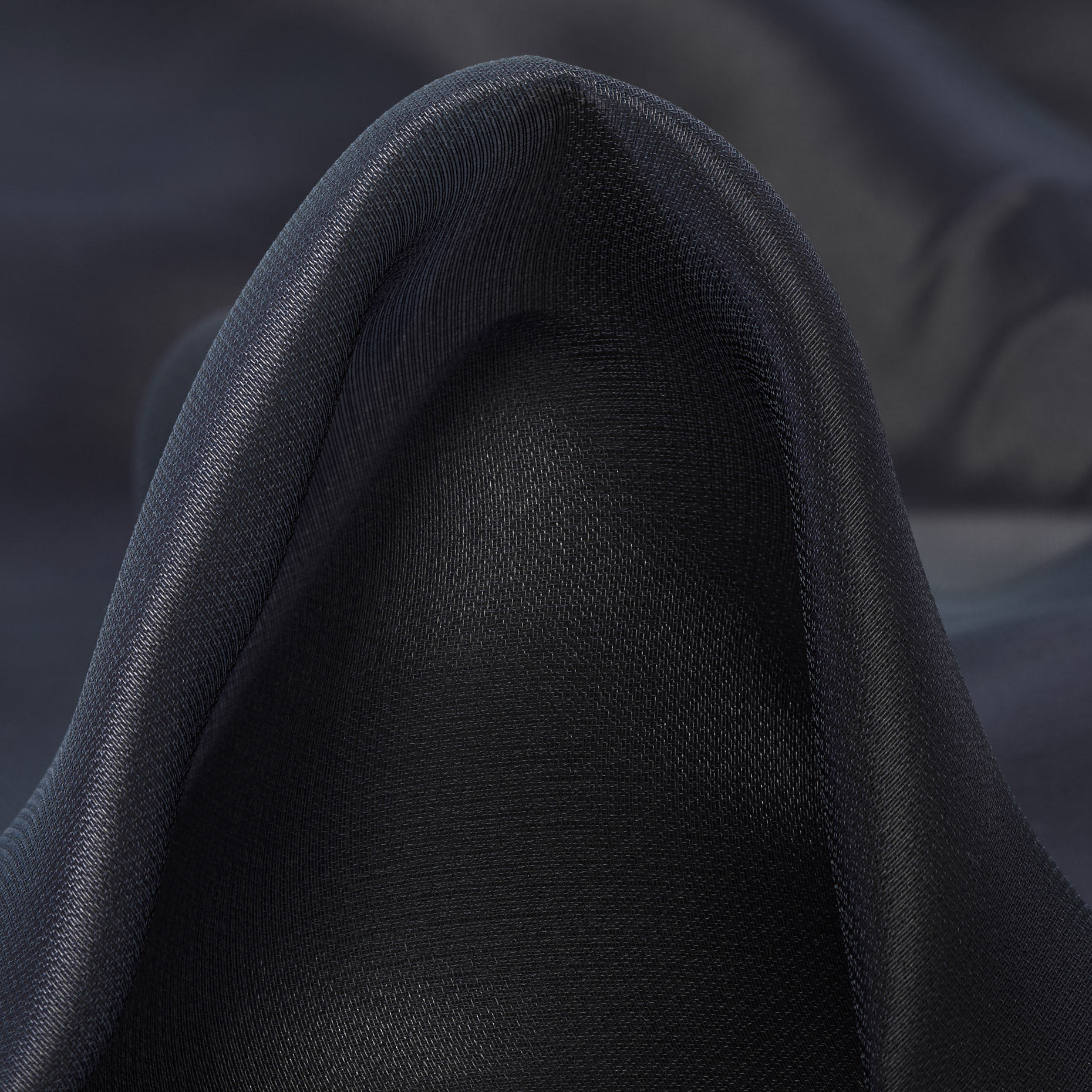 CHIFFON, ACETATE, SILK, IRON GATE (F000004027)