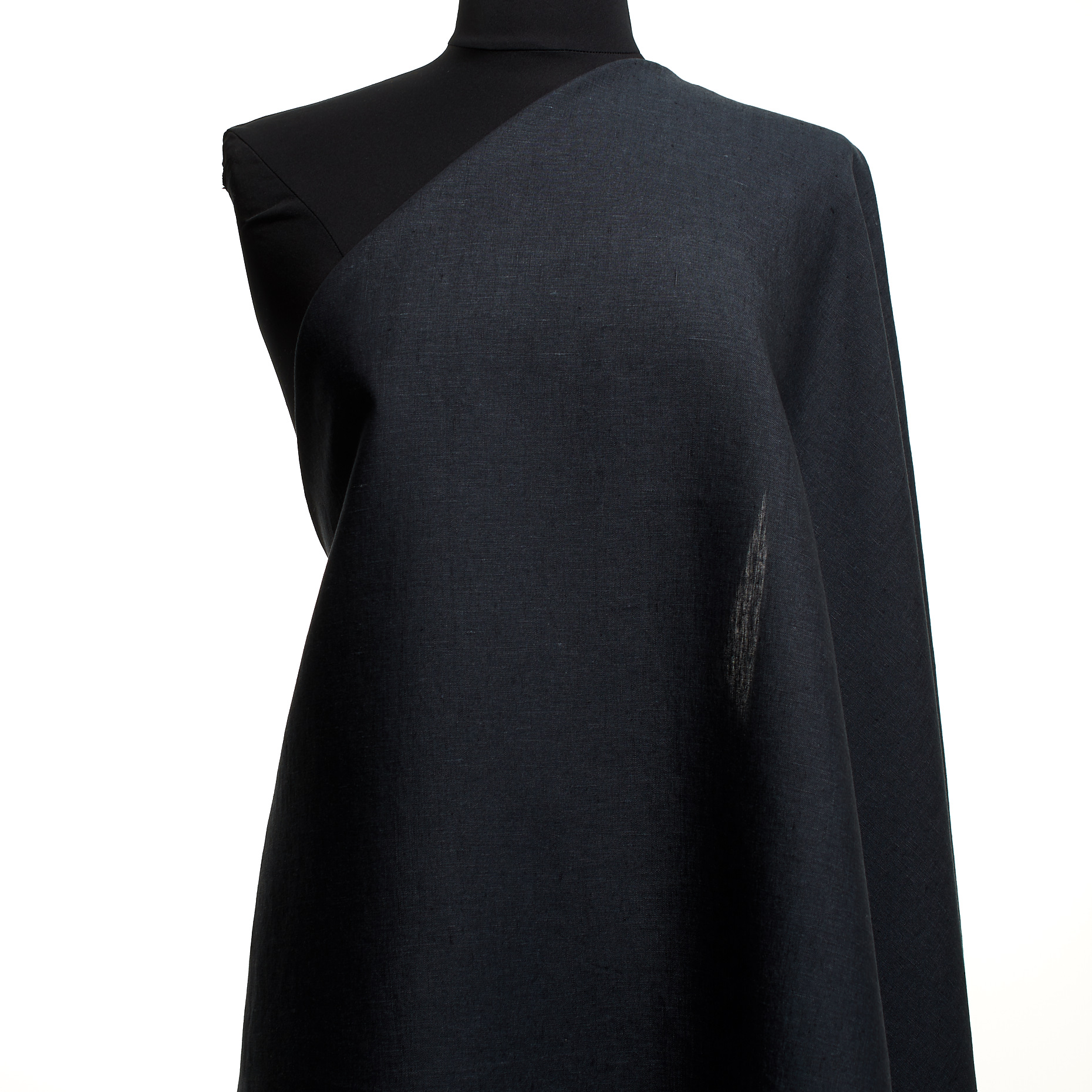 Лен, Меланж, Dark Navy
