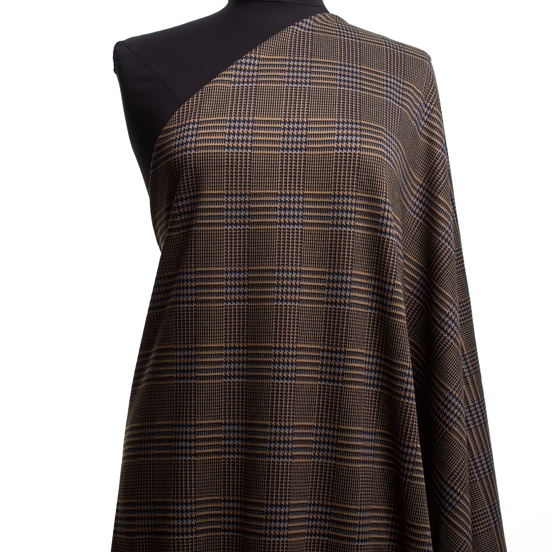 Jersey, Jacquard, Viscose, Raven Black&Biscuit