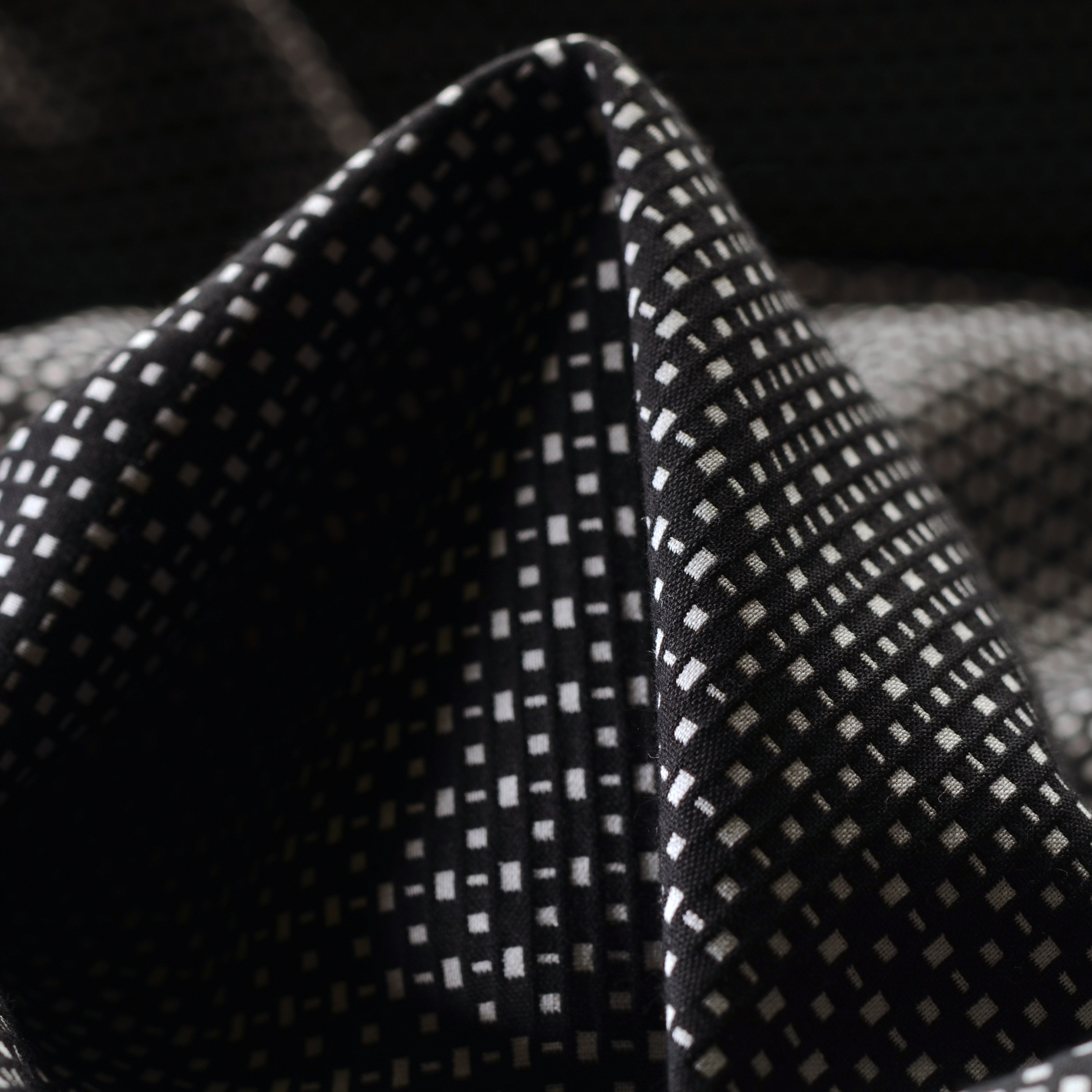 Jacquard, Double, Cotone Elastico, Kit&Raven Black (F000017939)