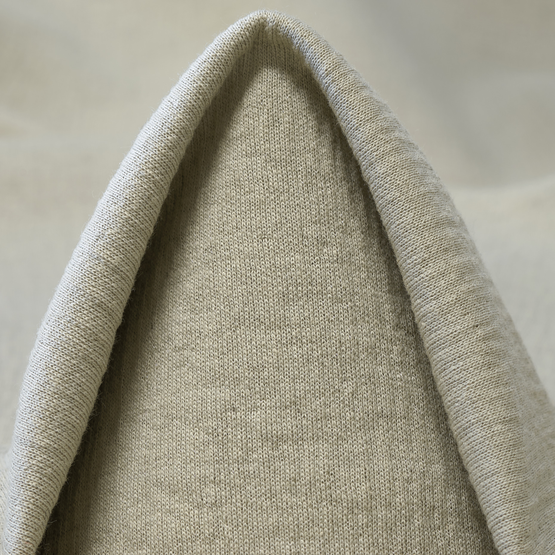 DOUBLE JERSEY, COTTON, SILVER GREEN
