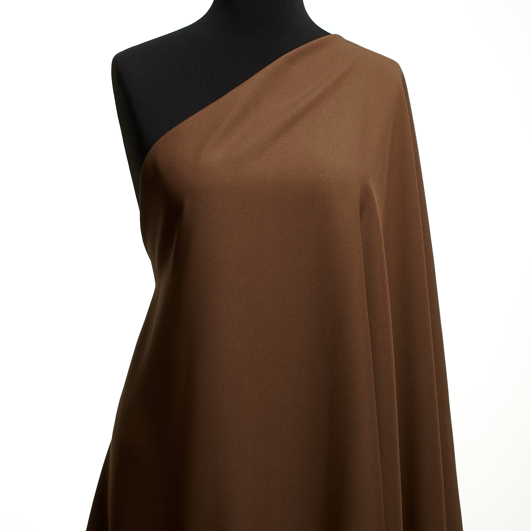 Satin, Viscose , Cognac