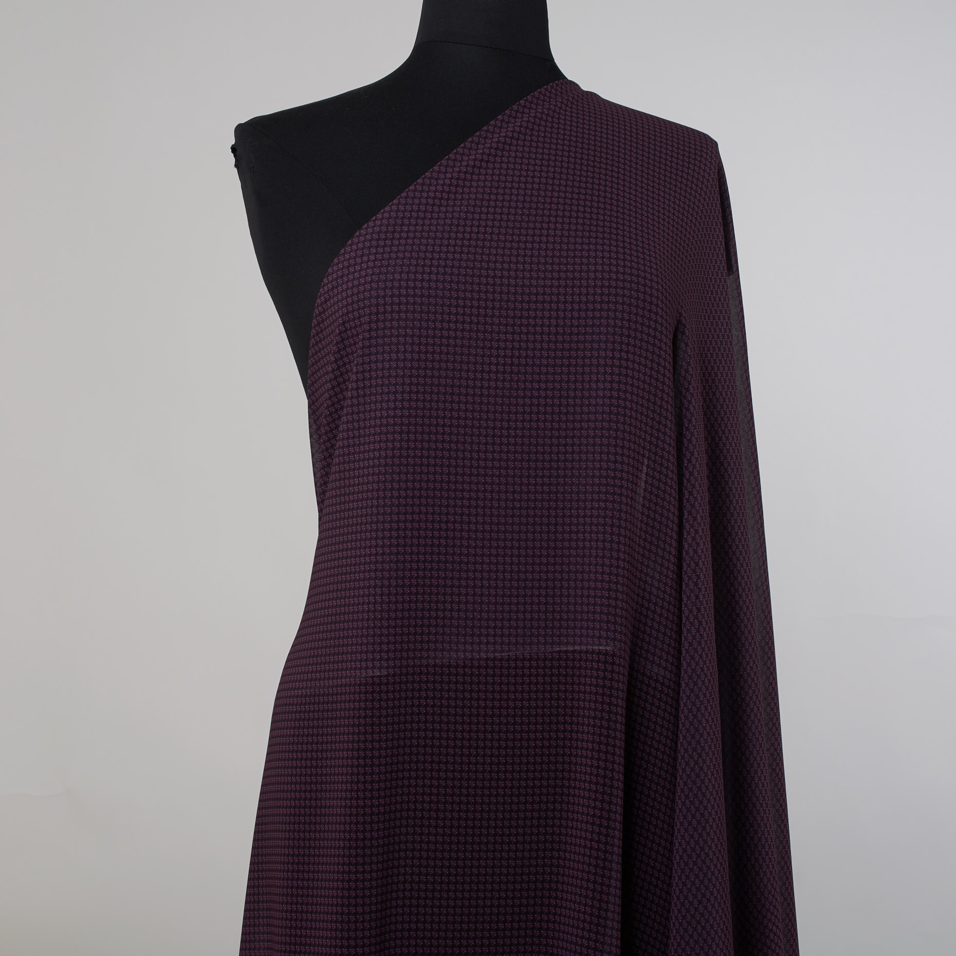 Chiffon, Dots, Printed, Fudge&Pink Tulle