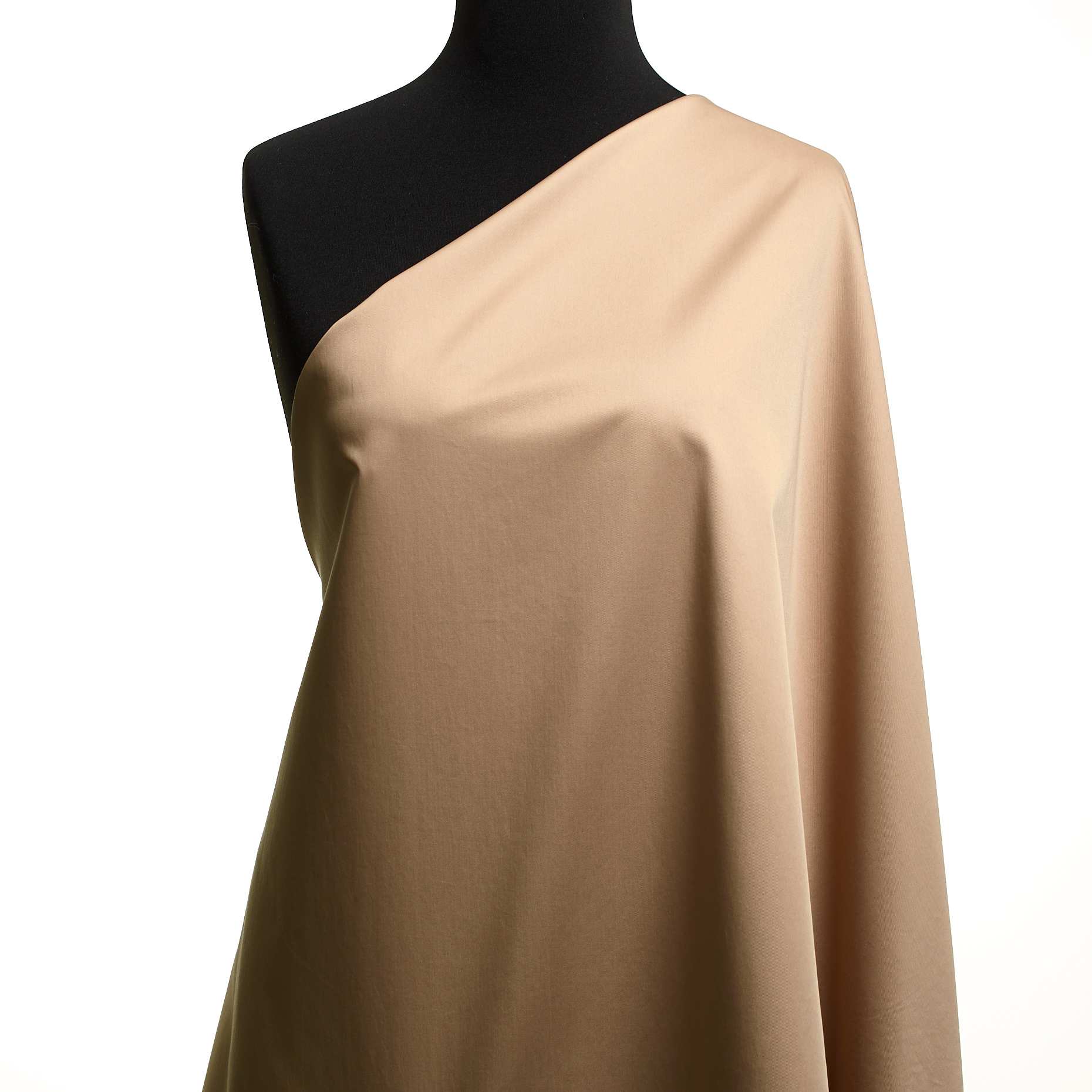 Twill, Bawełna, Stretch, Irish Cream