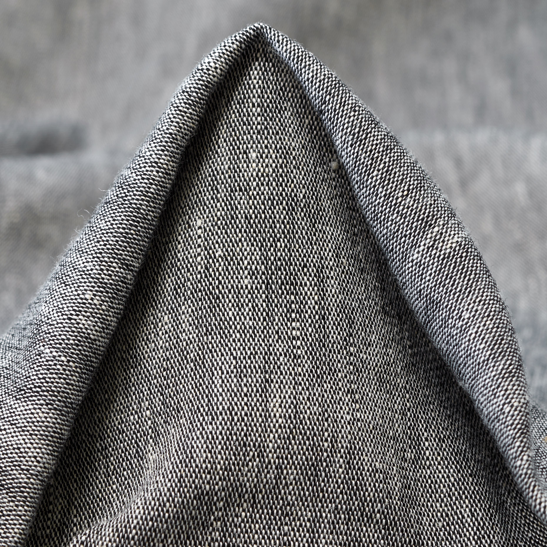 CHAMBRAY, LINEN, WOOL BLEND, CHISELED STONE (T0000430)