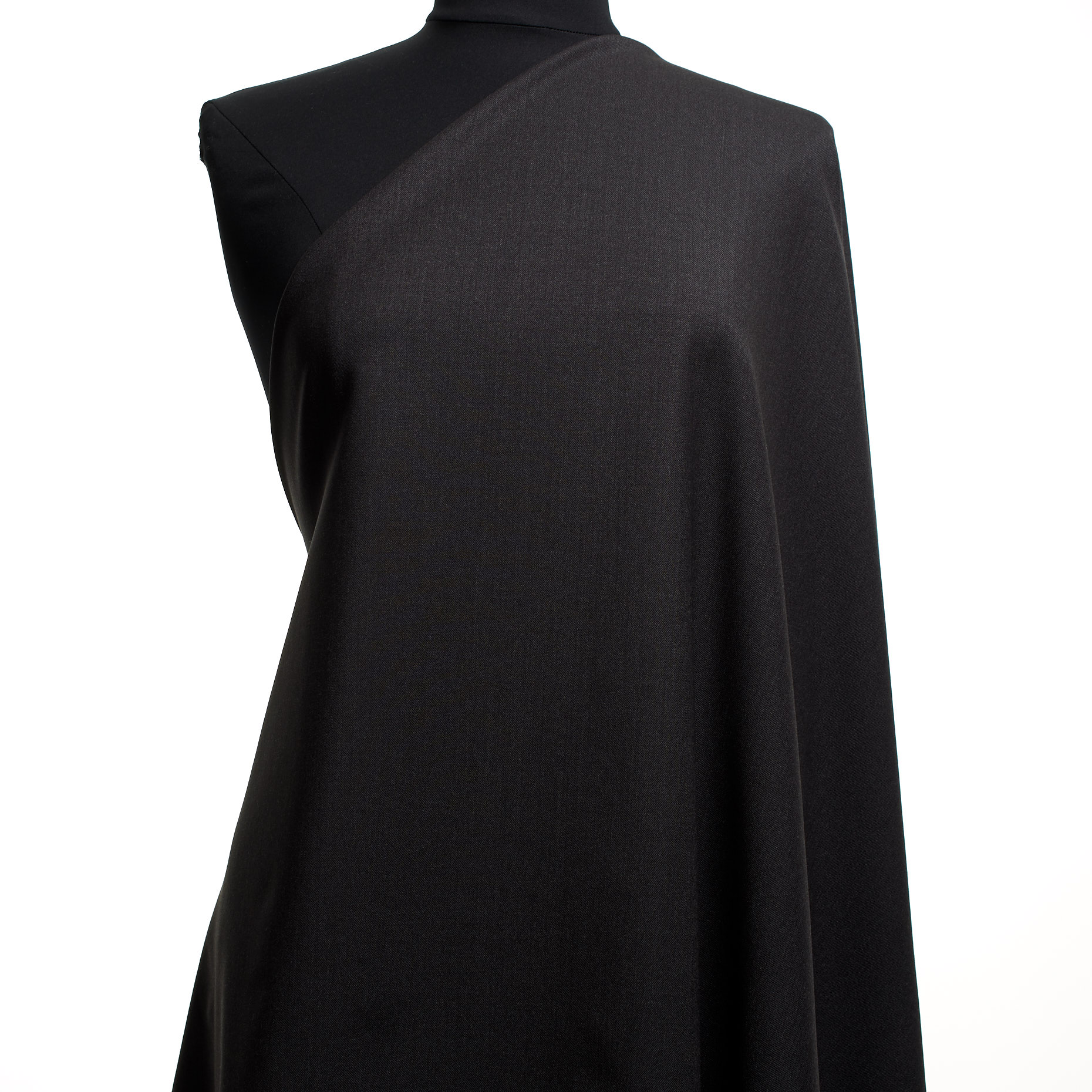 TWILL, VIRGIN WOOL, CASHMERE BLEND, BLACKENED PEARL