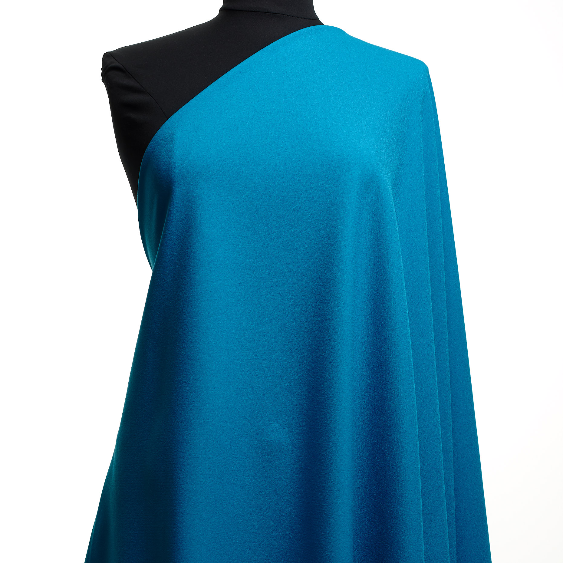 Krepa, Mieszanka wiskozy, Stretch, Vivid Blue