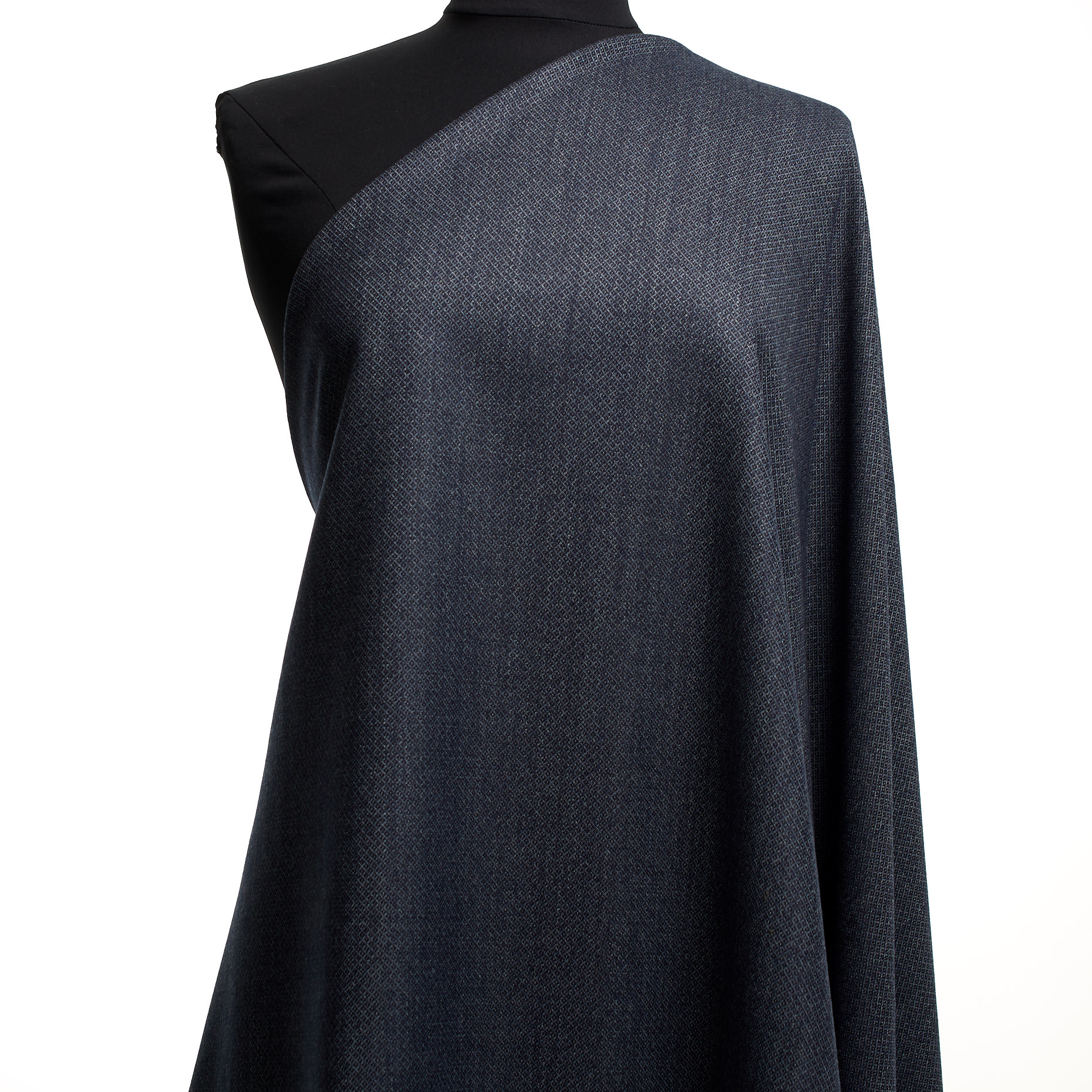 Virgin Wool, Micro Design, Raven Black&Parisian Night