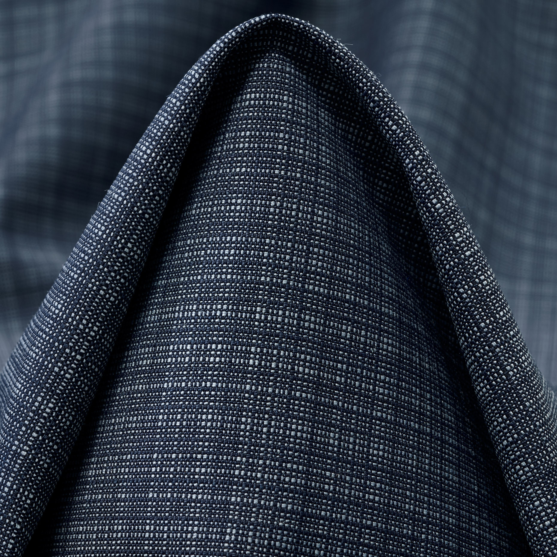 Cool Wool, Check, Elastic, Folkstone Gray