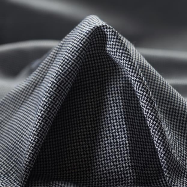 VISCOSE, HOUNDSTOOTH, POLAR NIGHT
