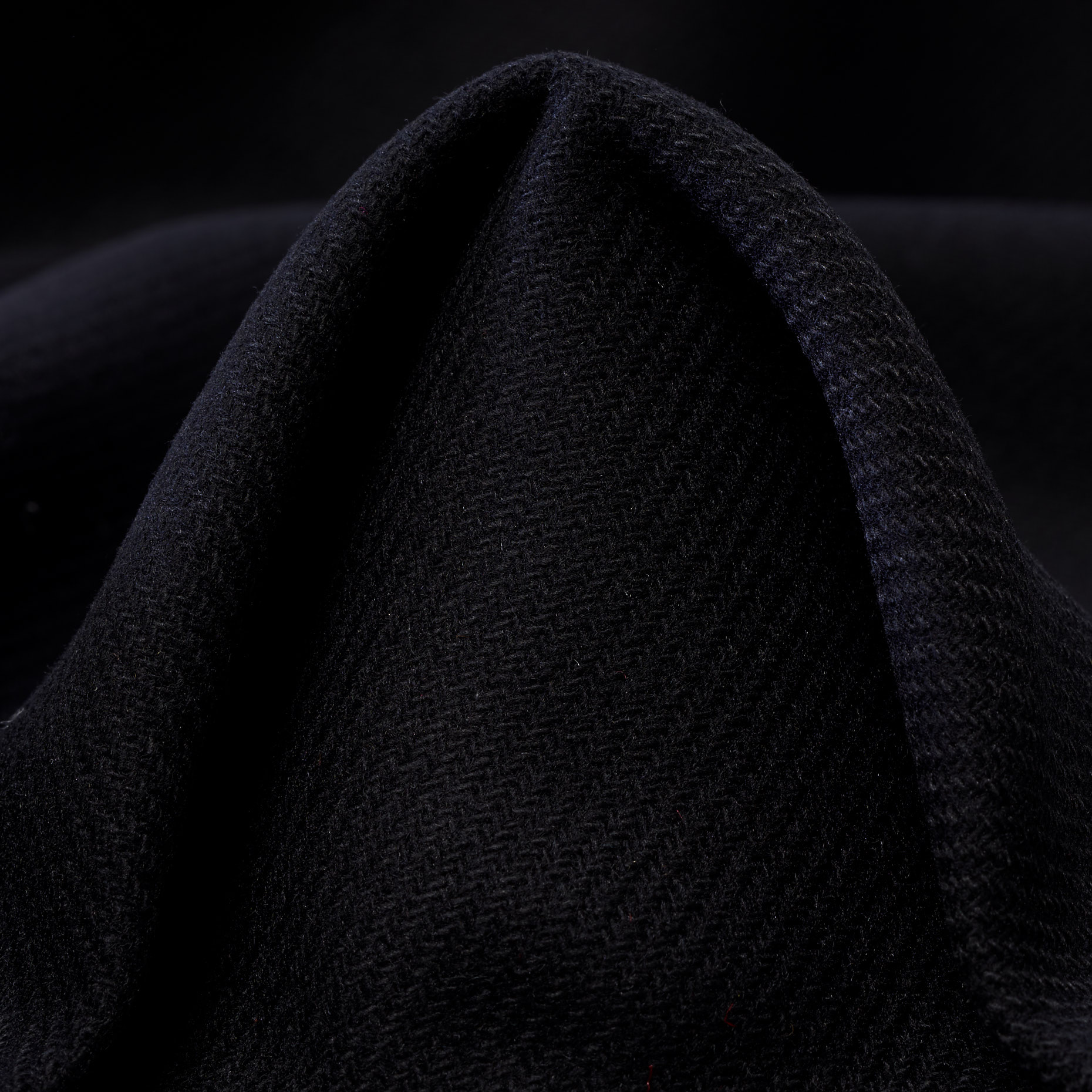 Twill, Wolle, Black Sand