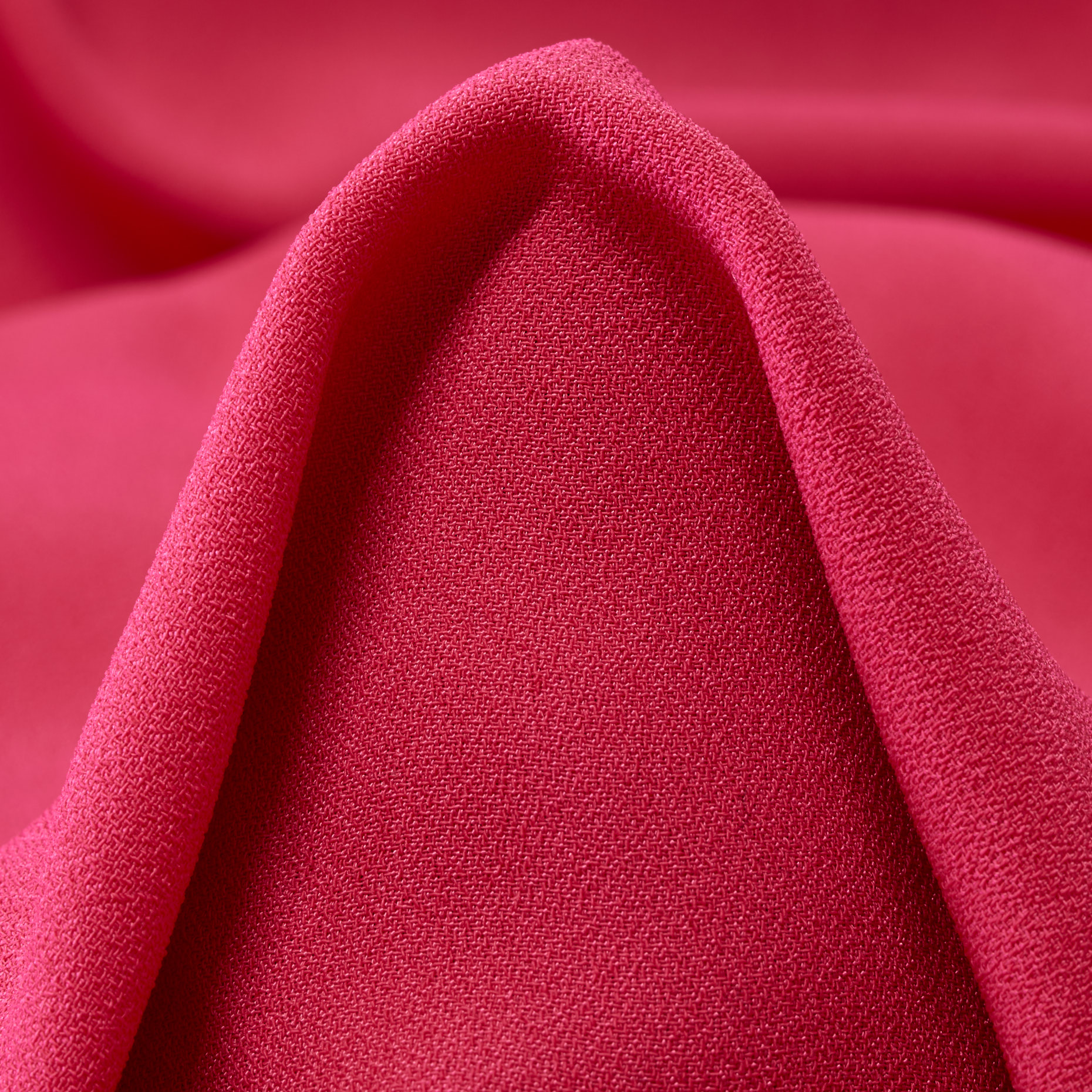 Crêpe, Satin, Magenta