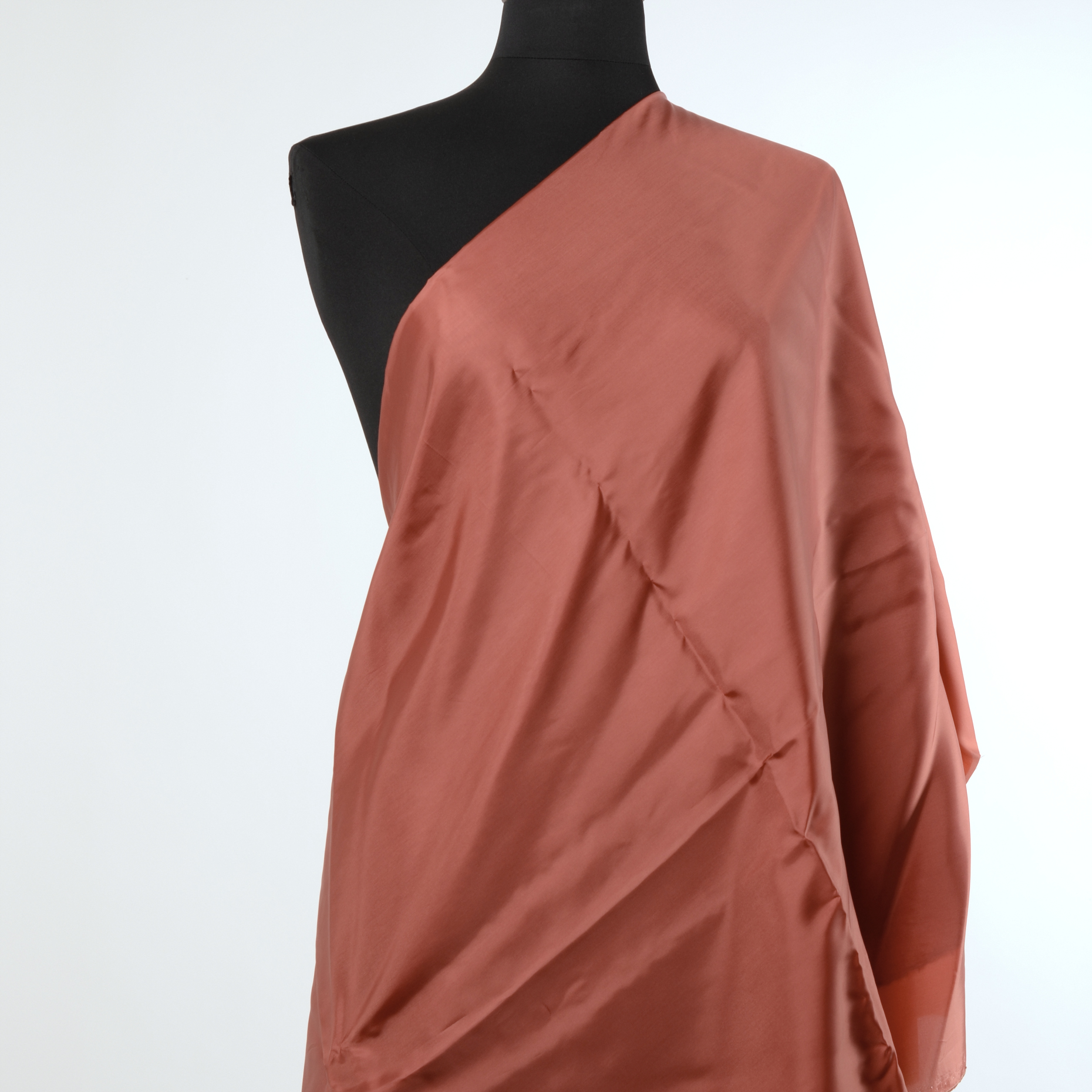 CUPRO, LINING, BURNT ORANGE