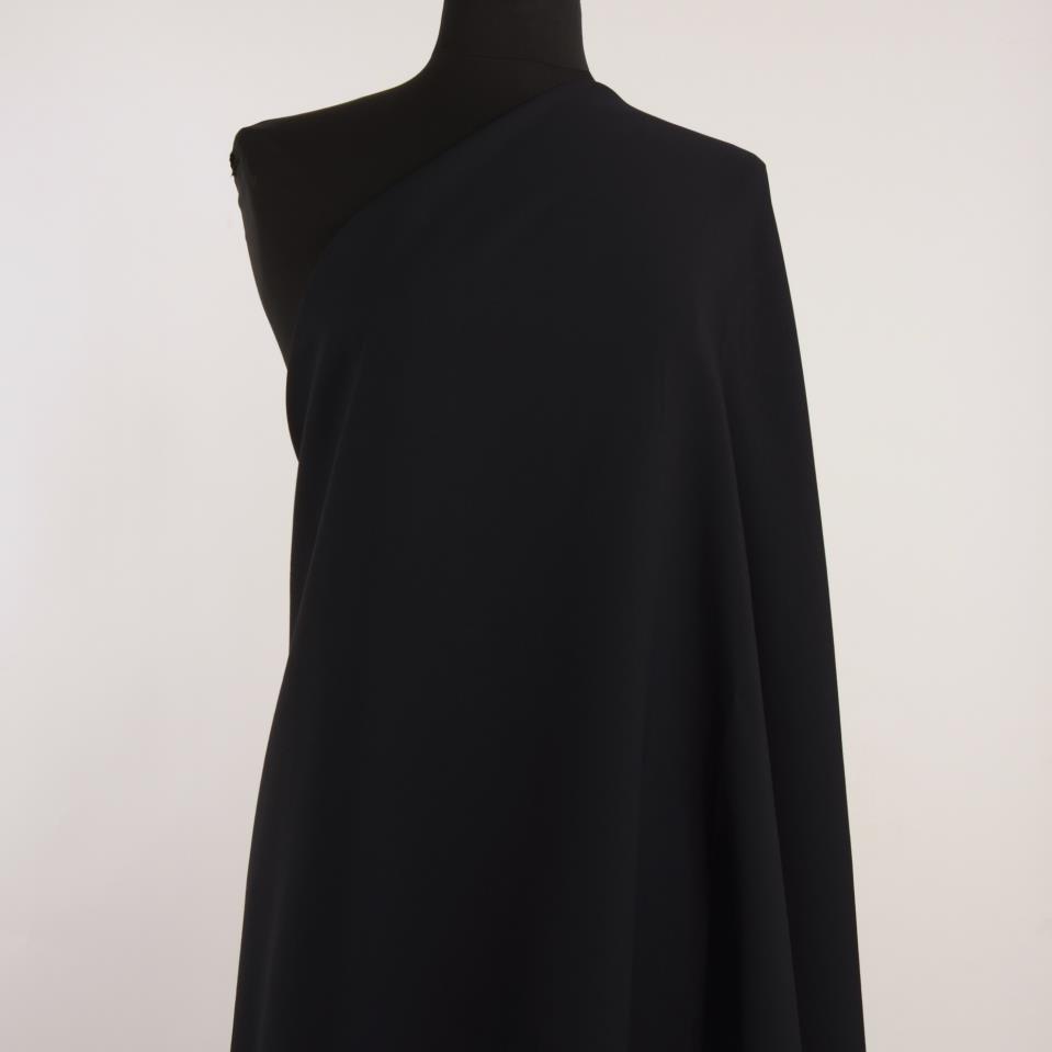 CRÊPE, TWILL, VISCOSE, RAVEN BLACK