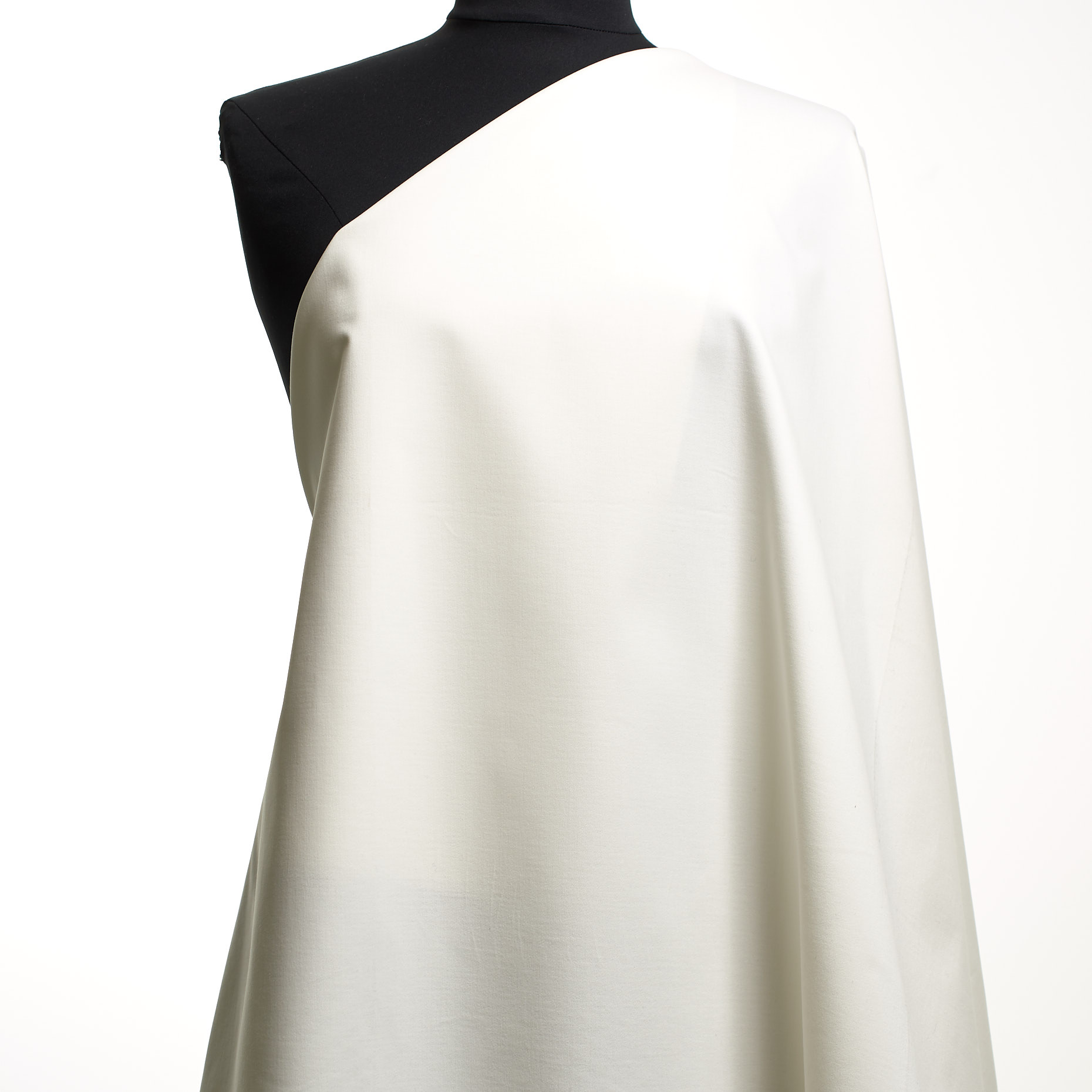 Twill, Cotone, Brushed, Brilliant White