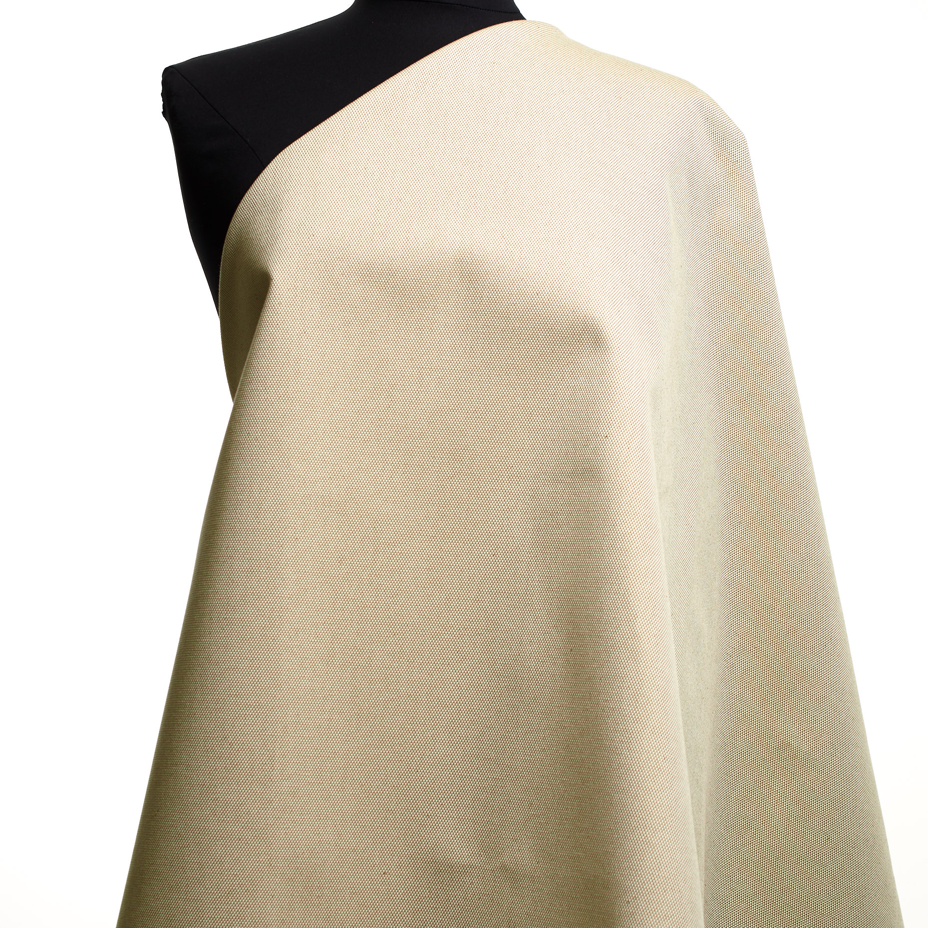 CANVAS, COTTON, COATED, OYSTER GRAY